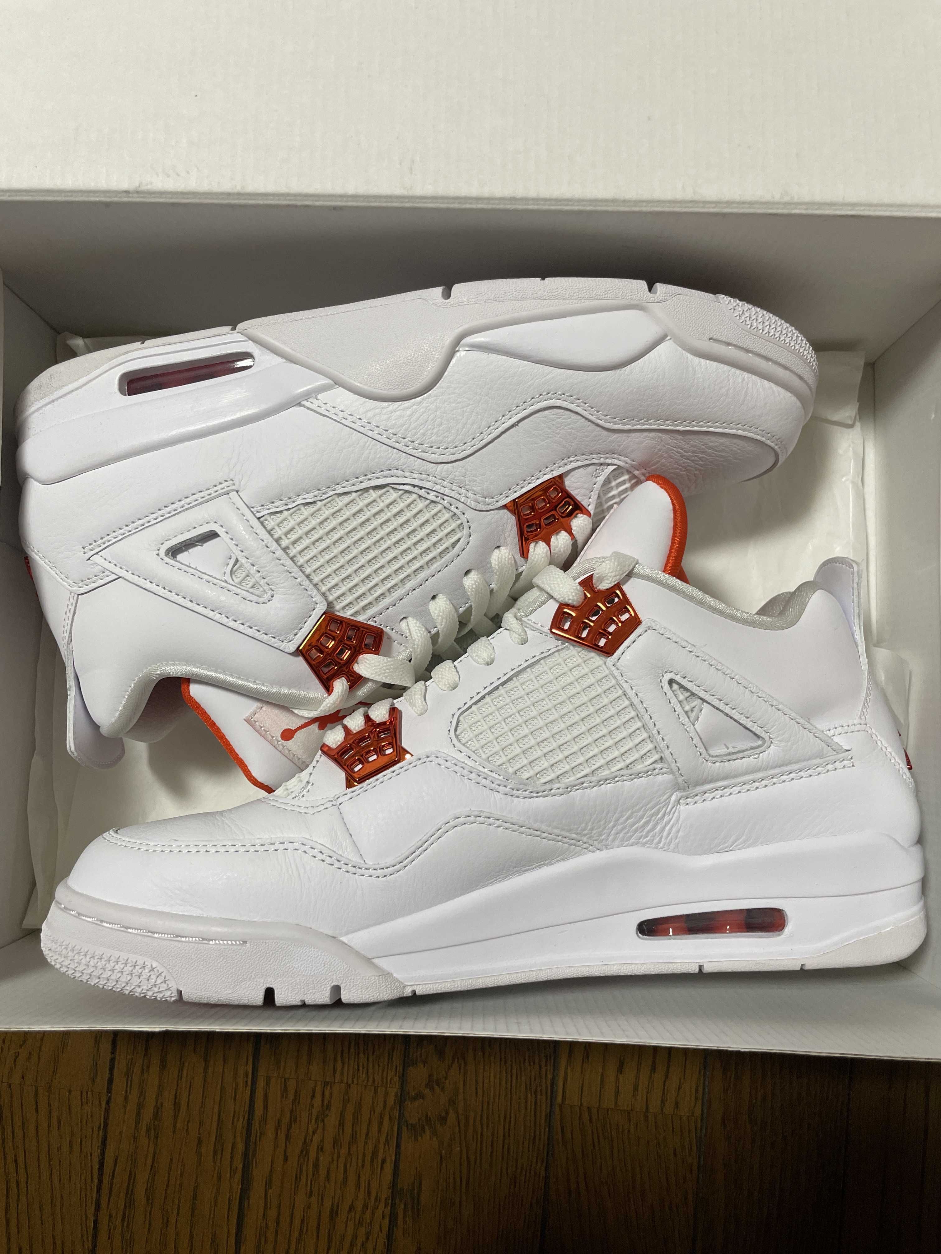 Nike Air Jordan 4 Retro "White/Team Orange"