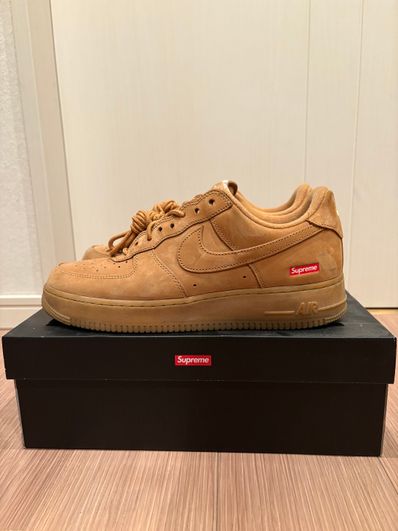 Supreme × Nike Air Force 1 Low "Flax/Wheat"