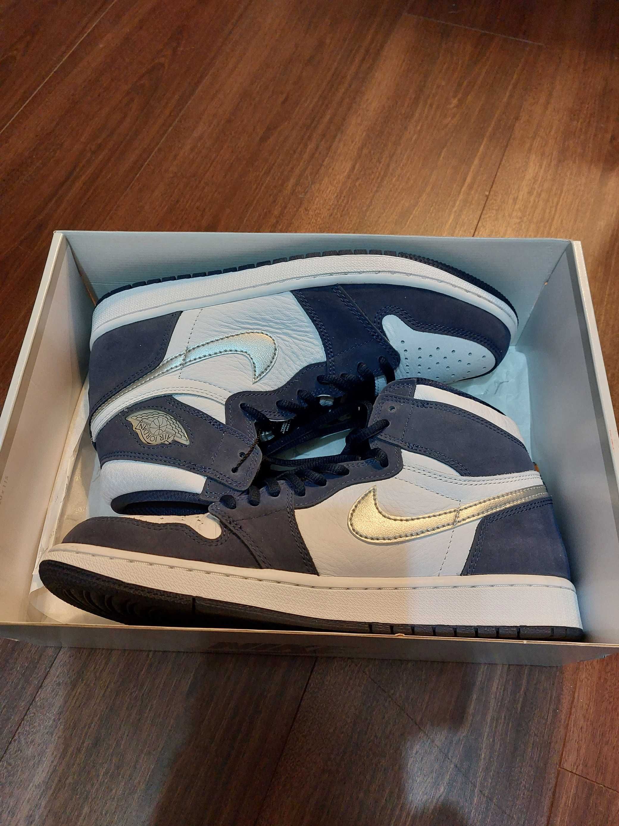 Nike Air Jordan 1 High OG CO.JP "White/Midnight Navy" (2020)(ブリーフケースなし)