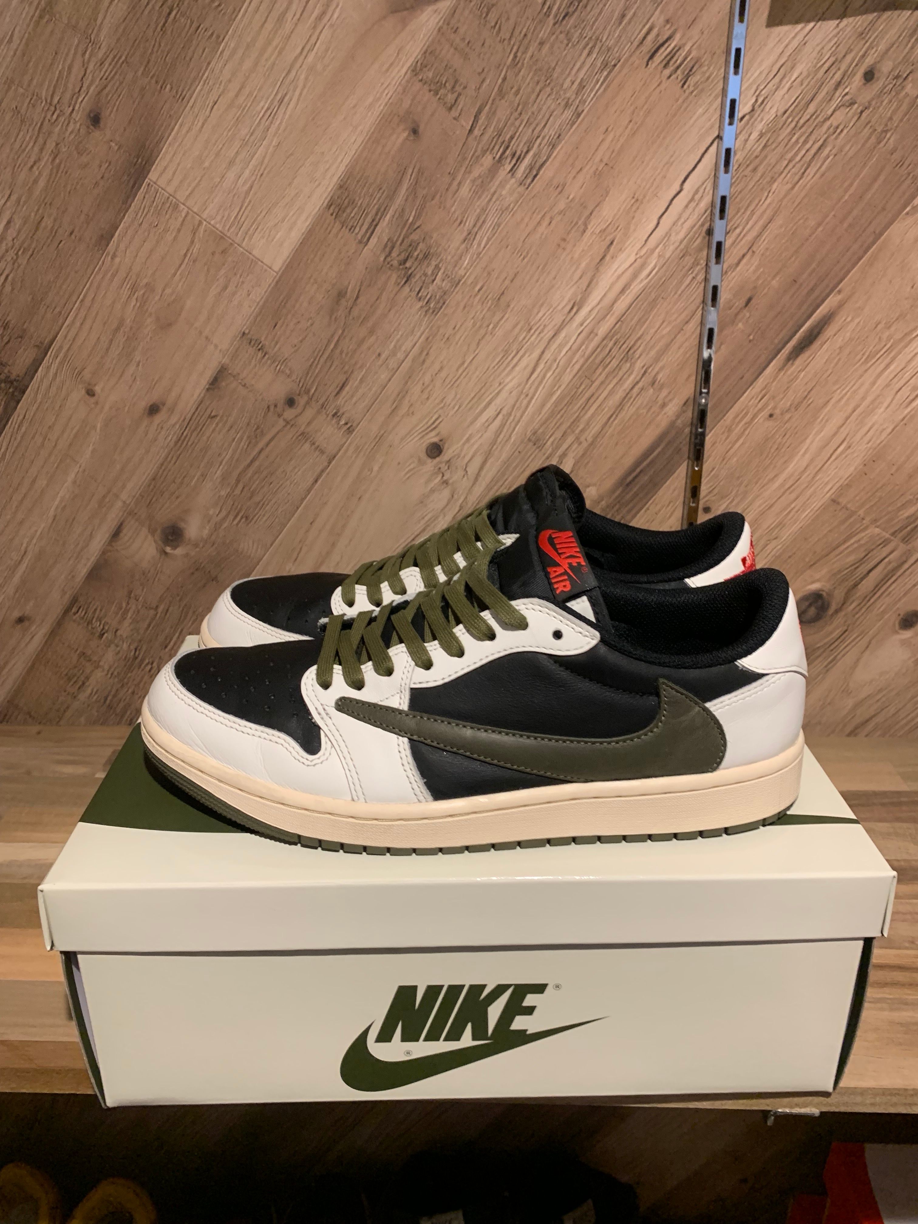 Travis Scott × Nike Women's Air Jordan 1 Low OG "Medium Olive"