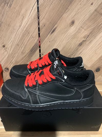Travis Scott × Nike Air Jordan 1 Low OG SP "Black Phantom"