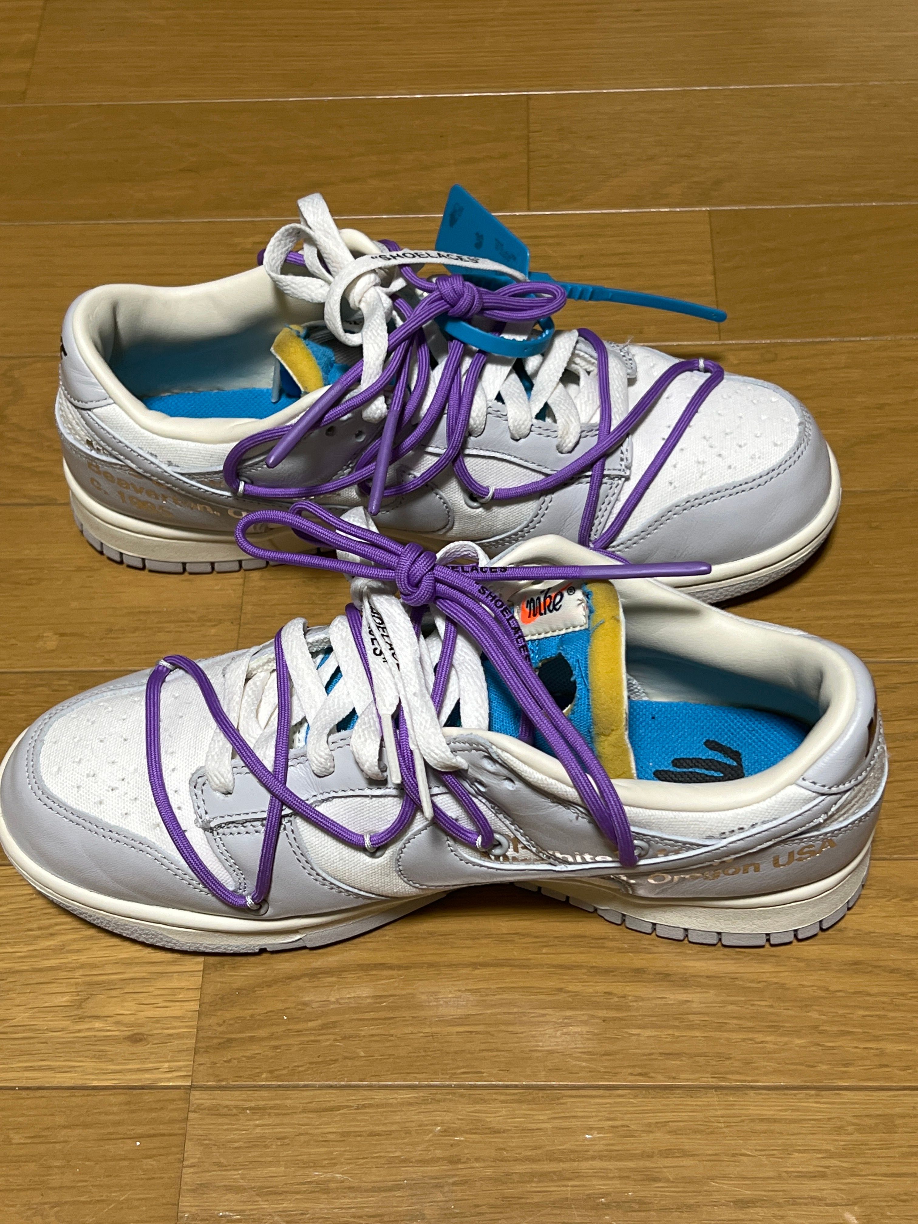 Off-White × Nike Dunk Low "Sail/Neutral Gray"