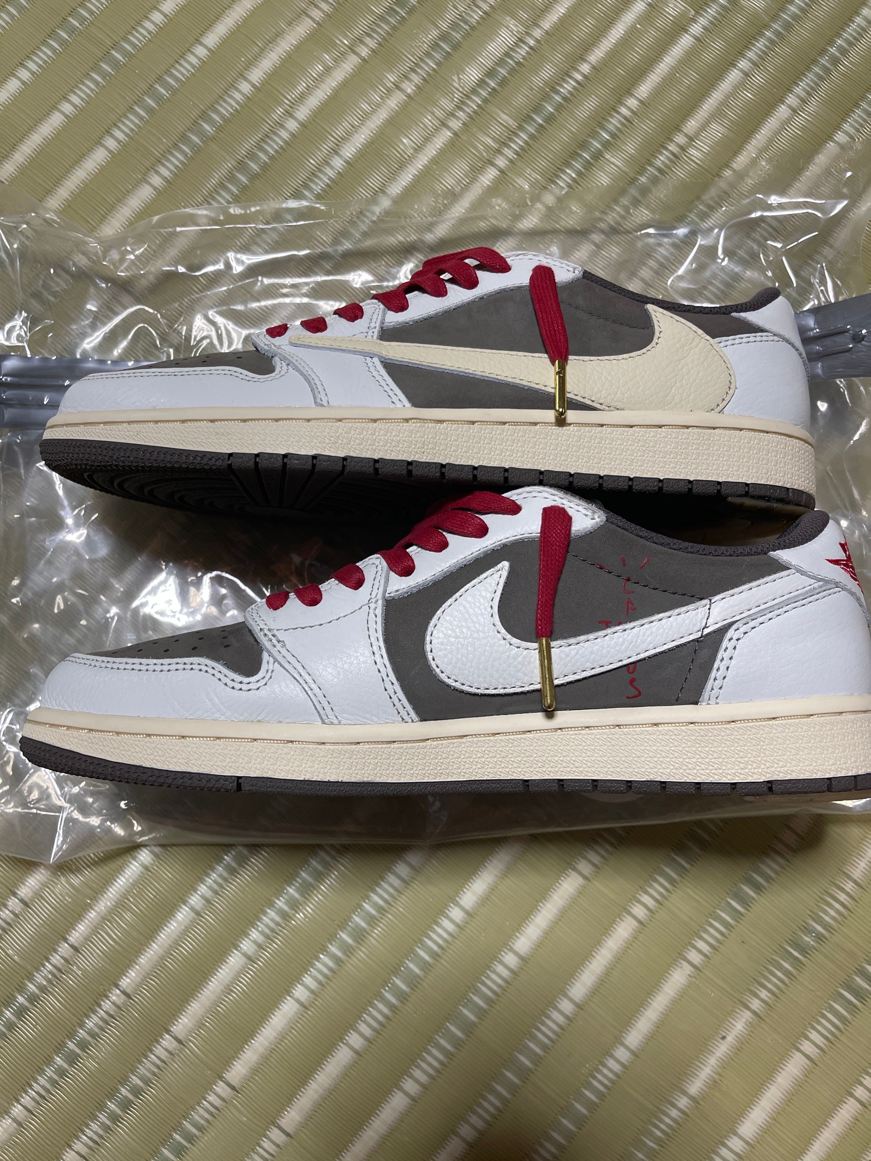 Travis Scott × Nike Air Jordan 1 Low OG SP "Reverse Mocha/Sail and Ridgerock"