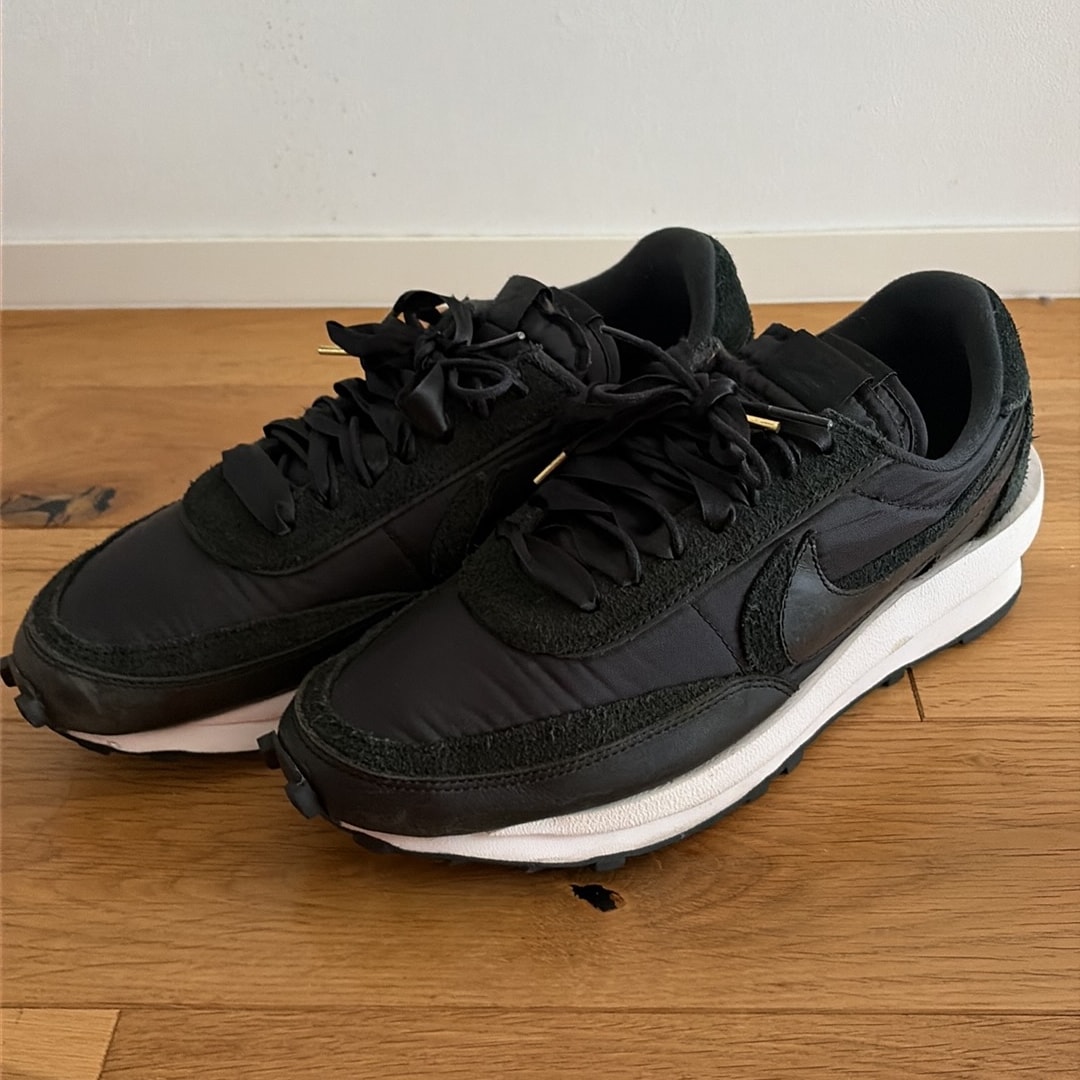 sacai × Nike LDV Waffle "Triple Black"