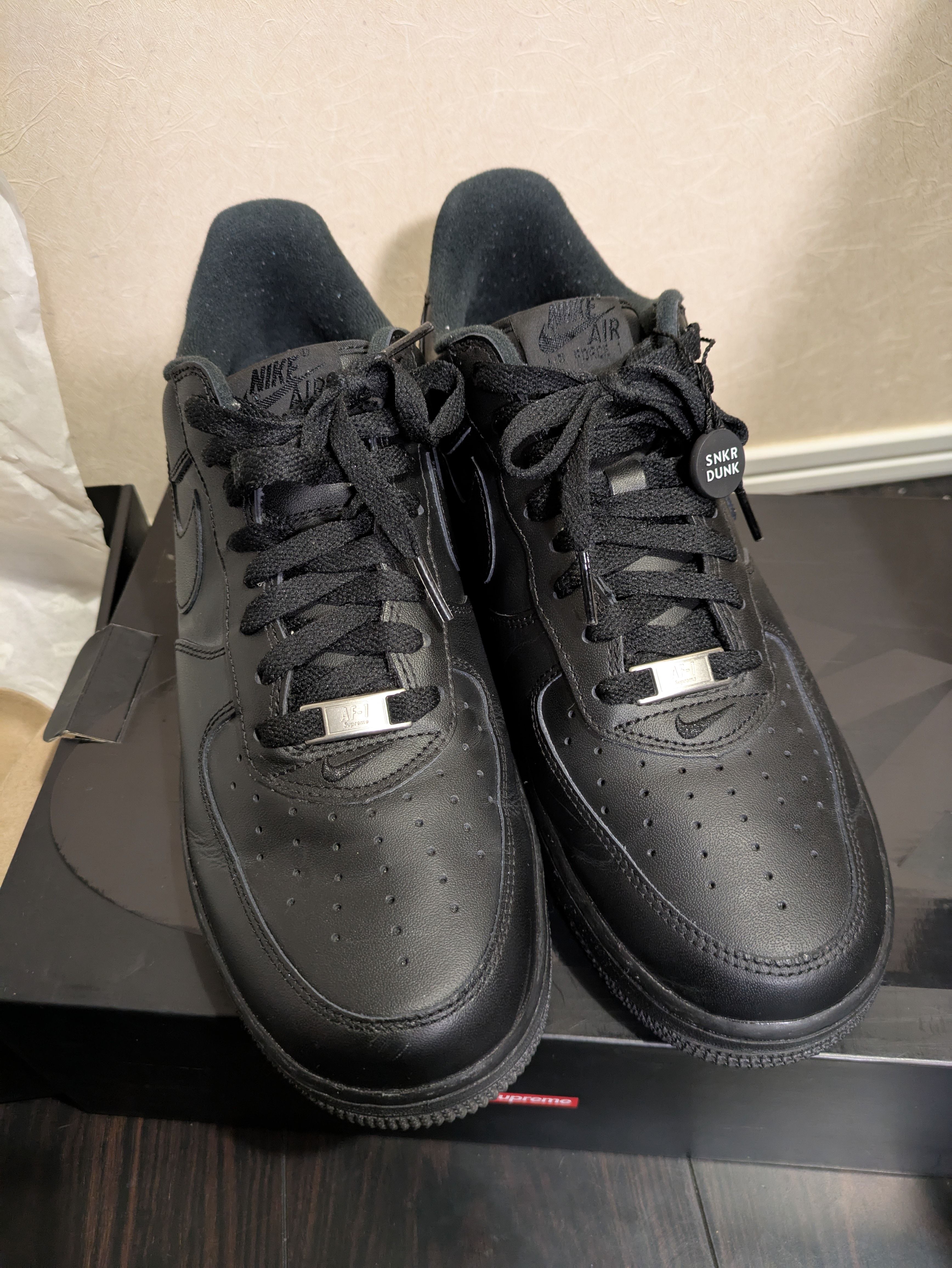 Supreme × Nike Air Force 1 Low "Black"