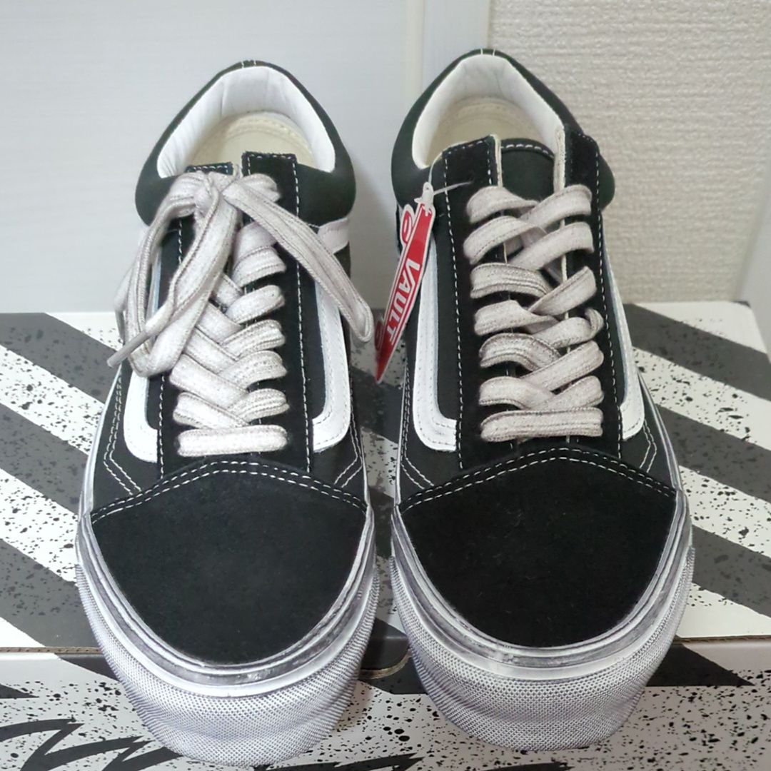 Vans OG Old Skool LX "Stressed Black/White"