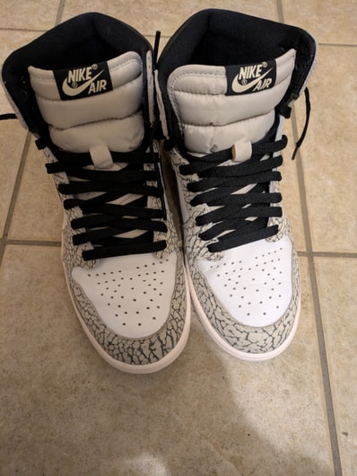 Nike Air Jordan 1 High OG "White Cement/Safari"