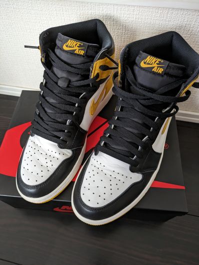 NIKE AIR JORDAN 1 RETRO HIGH OG YELLOW OCHREの新品/中古フリマ(通販