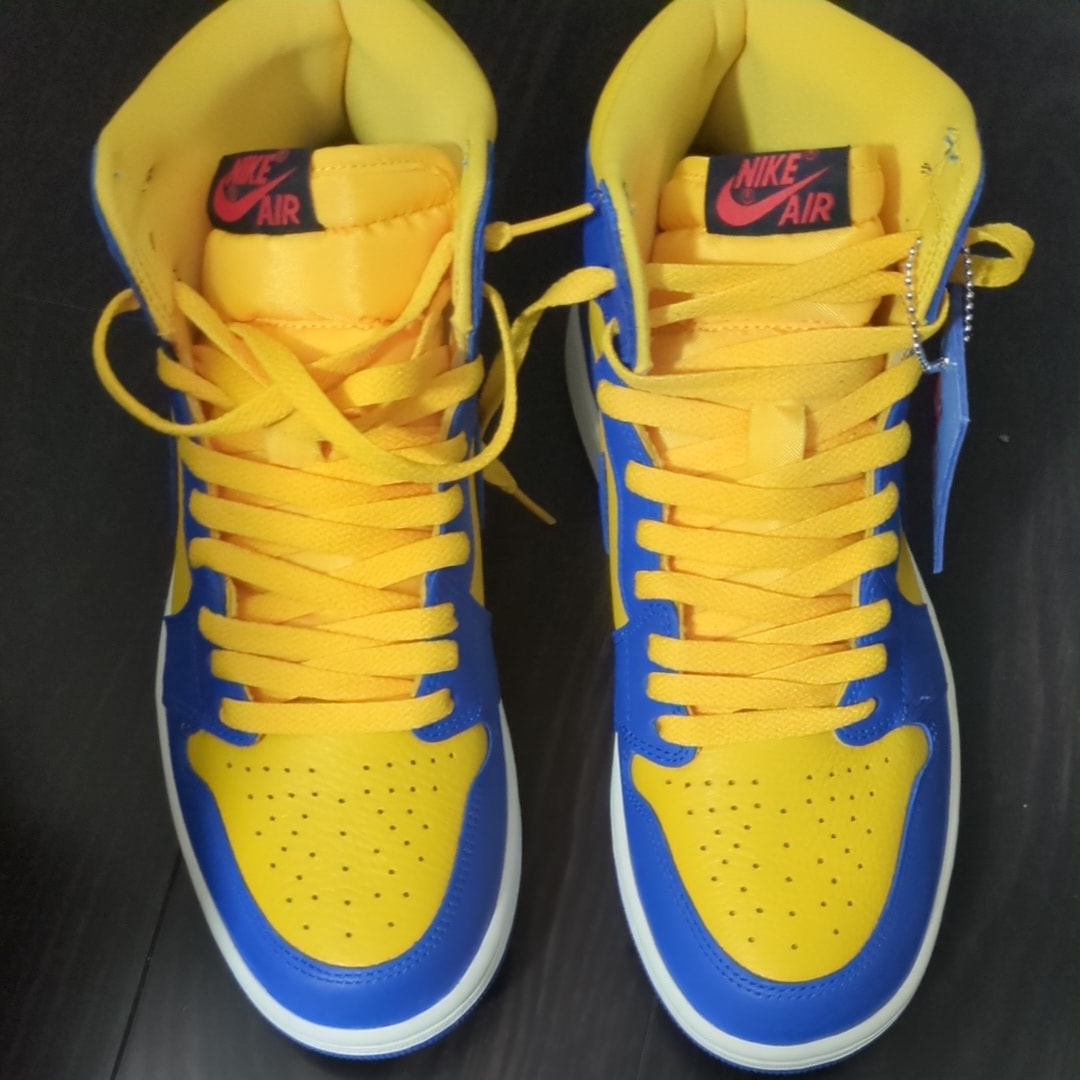 Nike Women's Air Jordan 1 High OG "Game Royal and Varsity Maize"