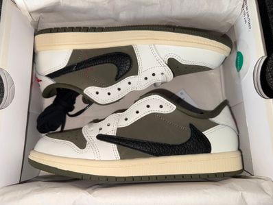 Travis Scott × Nike PS Air Jordan 1 Low OG SP "Reverse Olive"