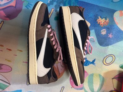 Travis Scott × Nike Air Jordan 1 Low OG SP-T "Black/Dark Mocha"