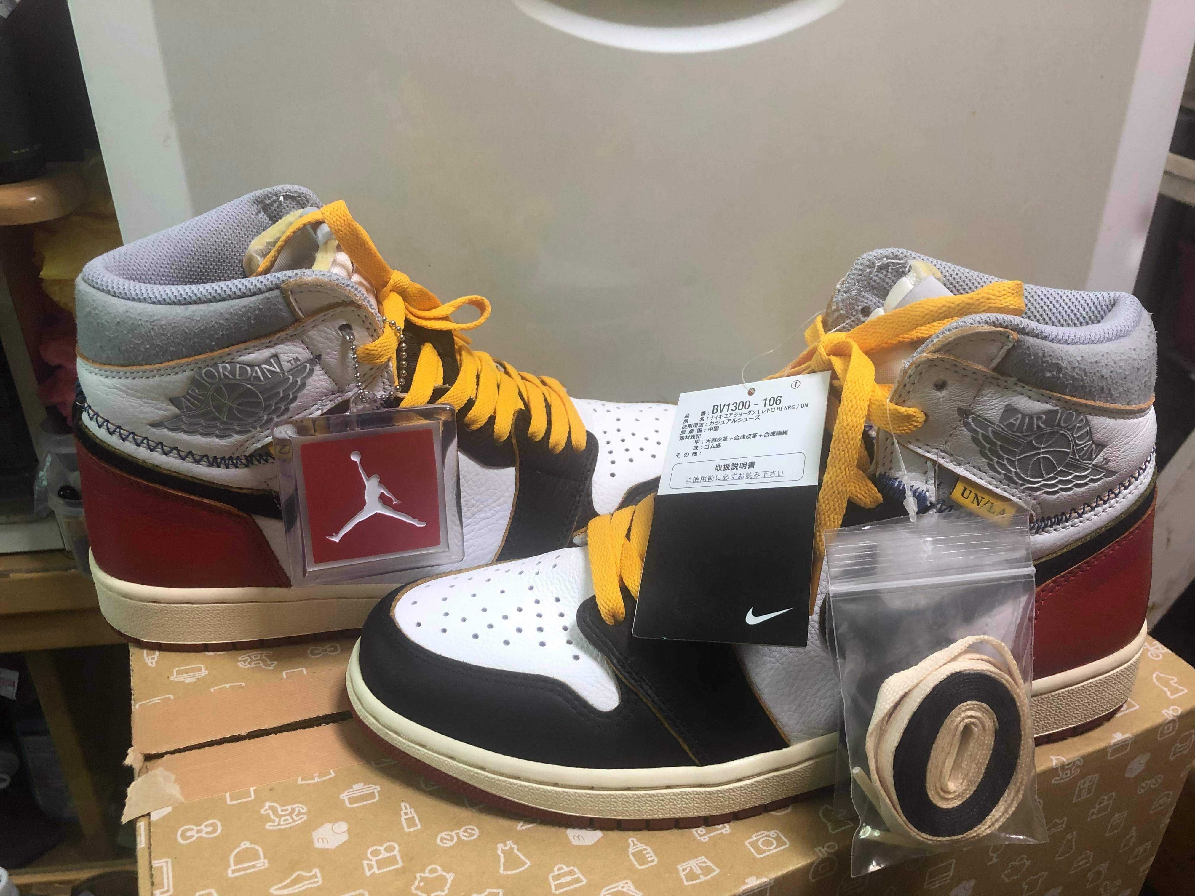 UNION × Nike Air Jordan 1 Retro High OG NRG "Varsity Red/Wolf Grey"