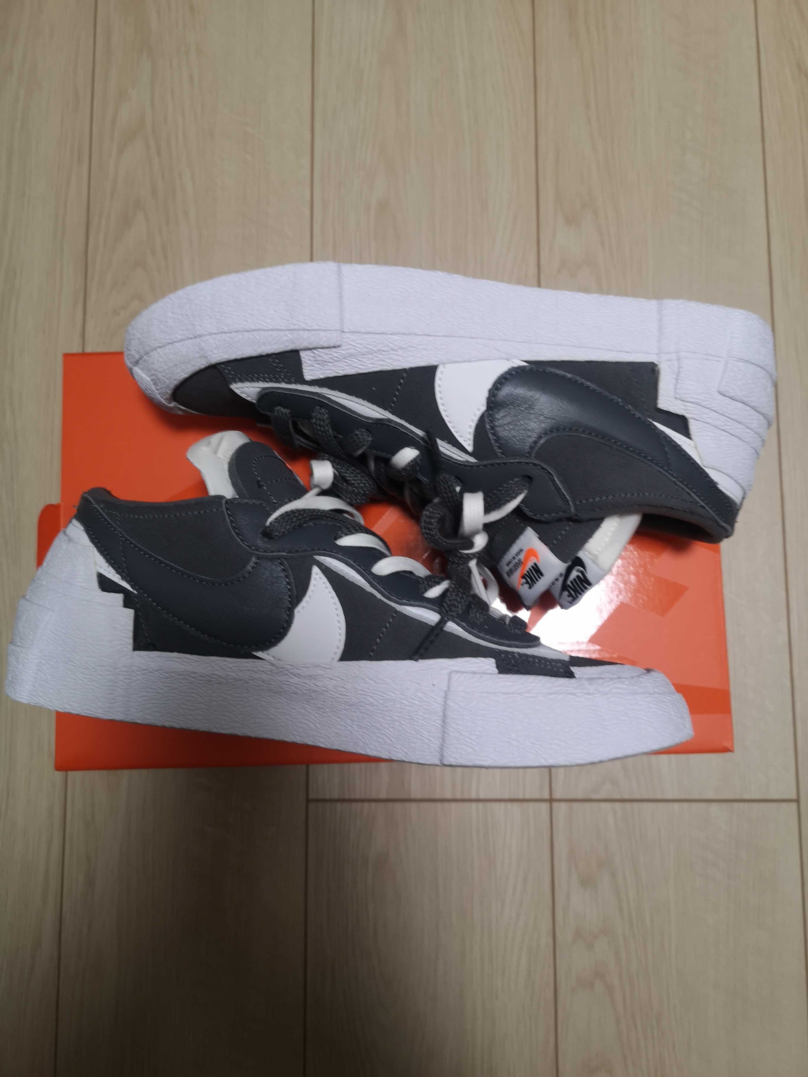 Sacai × Nike Blazer Low "Iron Grey"