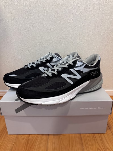 New Balance 990V6 "Black" (Heel NB Logo)