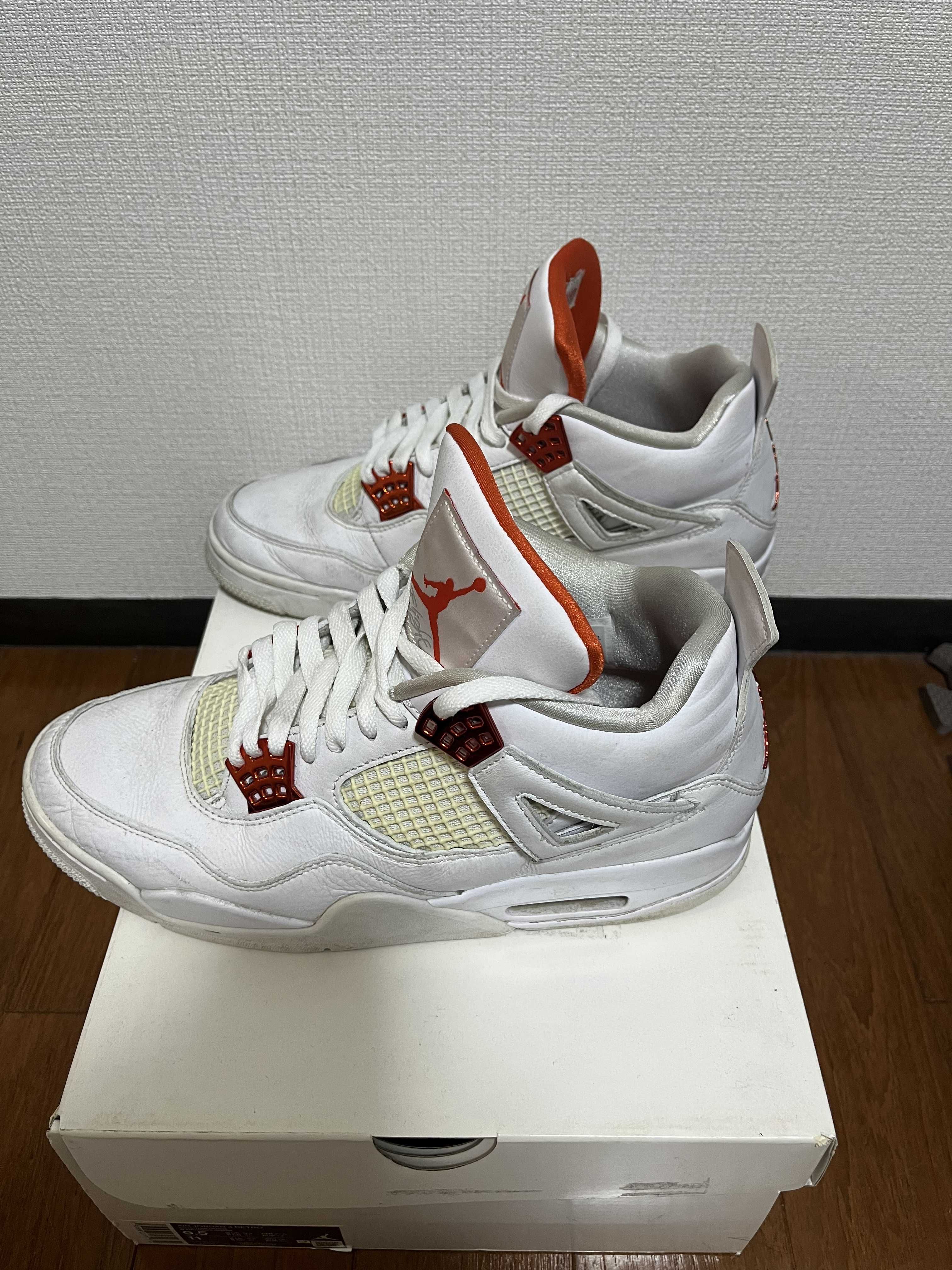 Nike Air Jordan 4 Retro "White/Team Orange"
