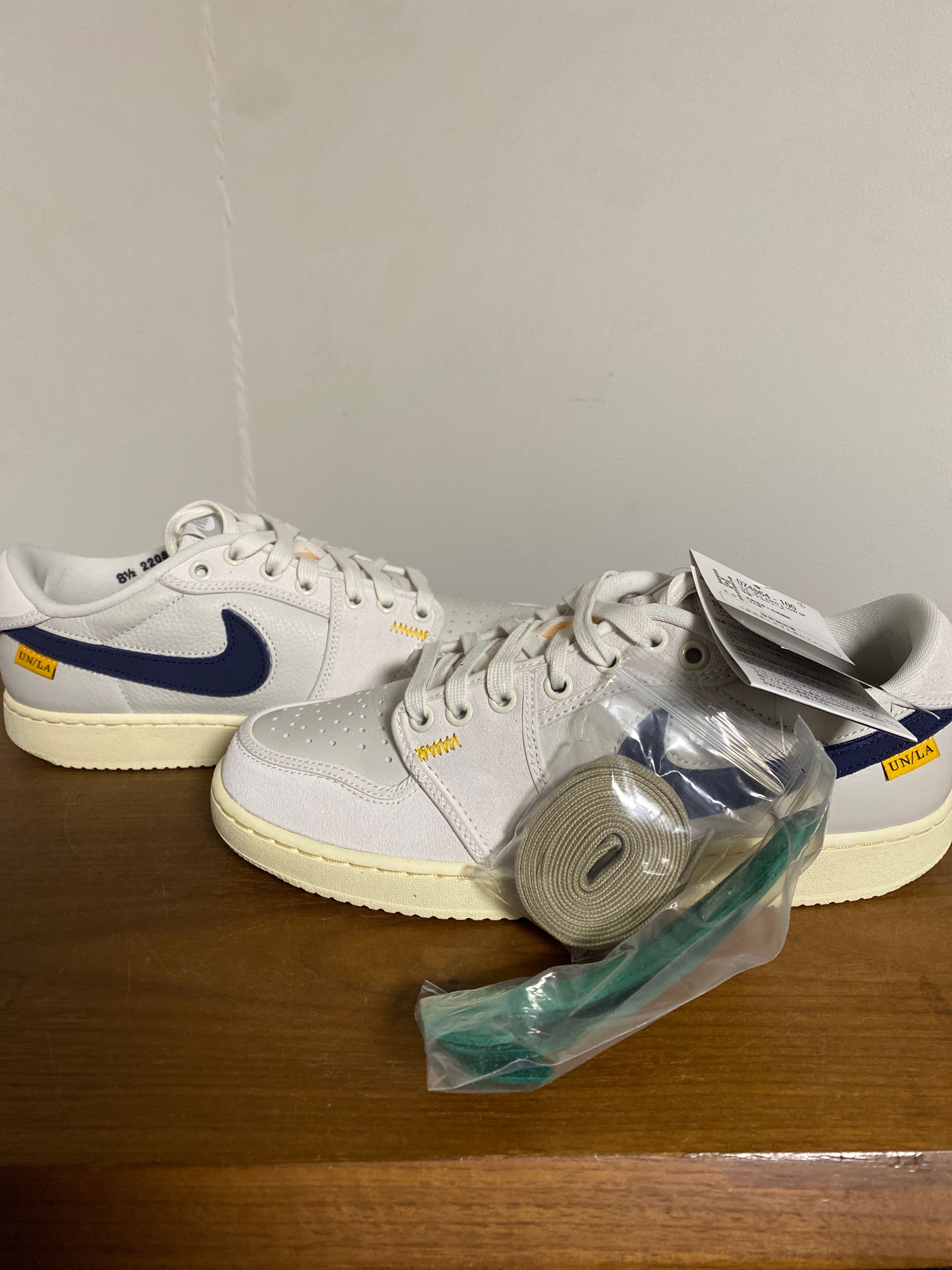 UNION × Nike Air Jordan 1 Low KO "Sail Leather"