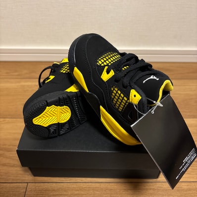 Nike TD Air Jordan 4 Retro "Thunder"(2023)