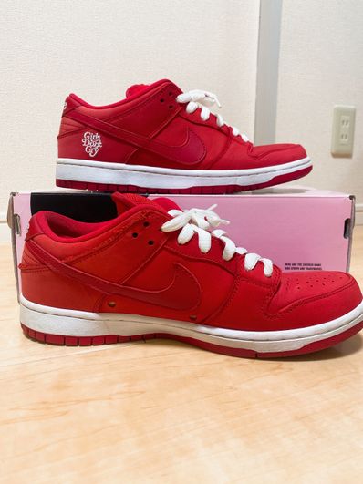 Girls Don't Cry × Nike SB Dunk Low Pro QS "Red" / VERDY