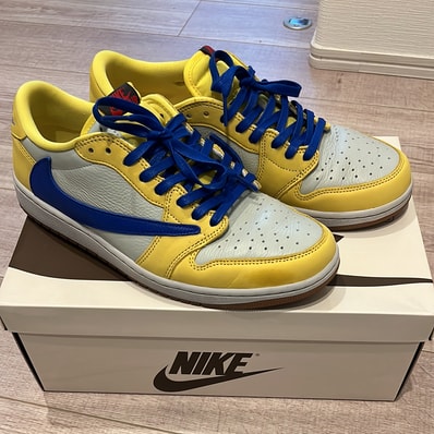 Travis Scott × Nike Women's Air Jordan 1 Retro Low OG "Canary"
