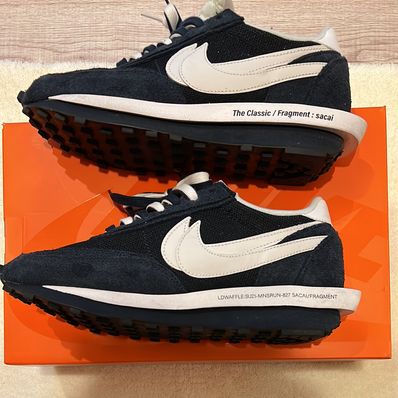 Fragment × sacai × Nike LD Waffle "Blackended Blue"