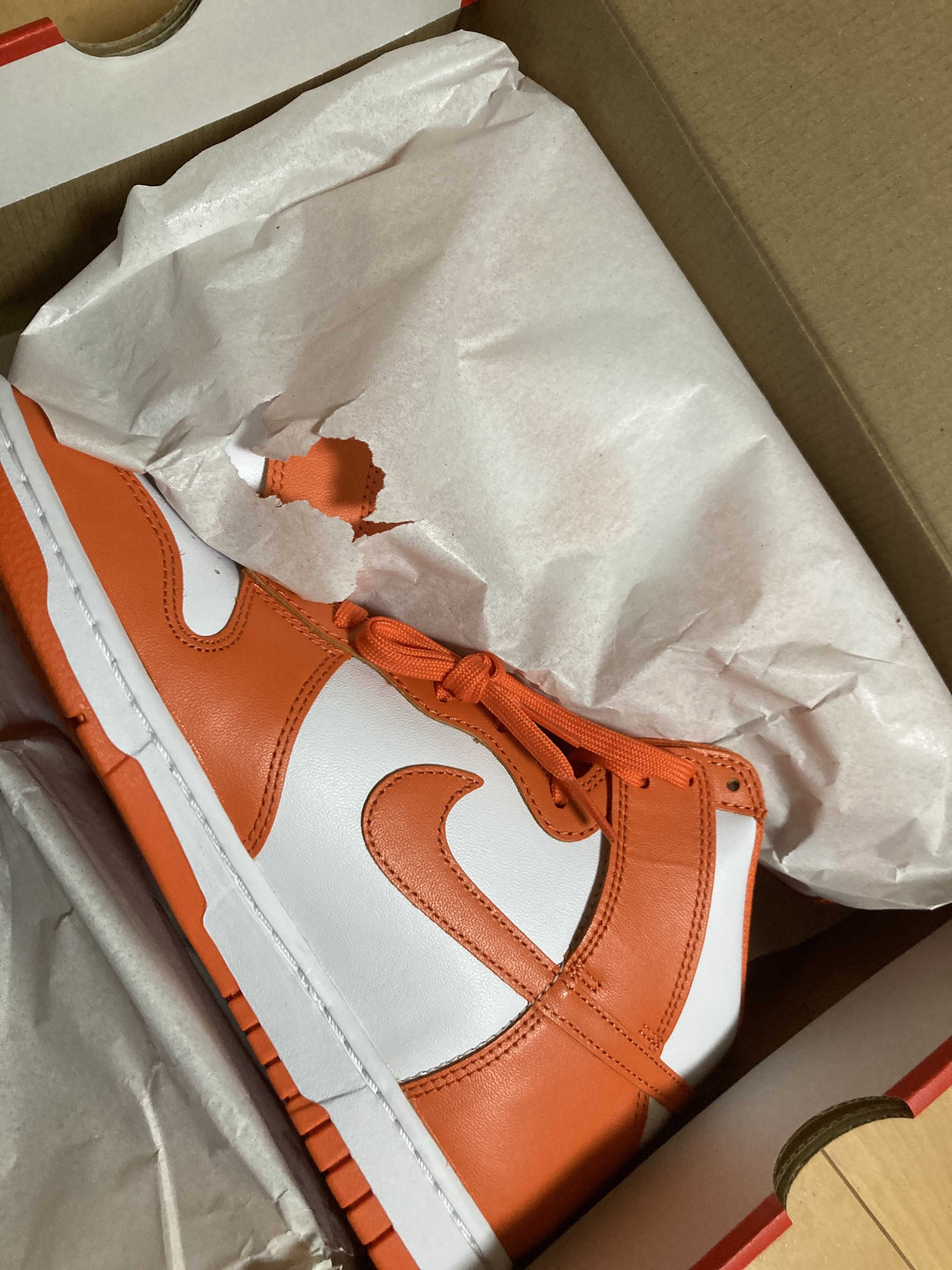 Nike Dunk High "Orange Blaze"