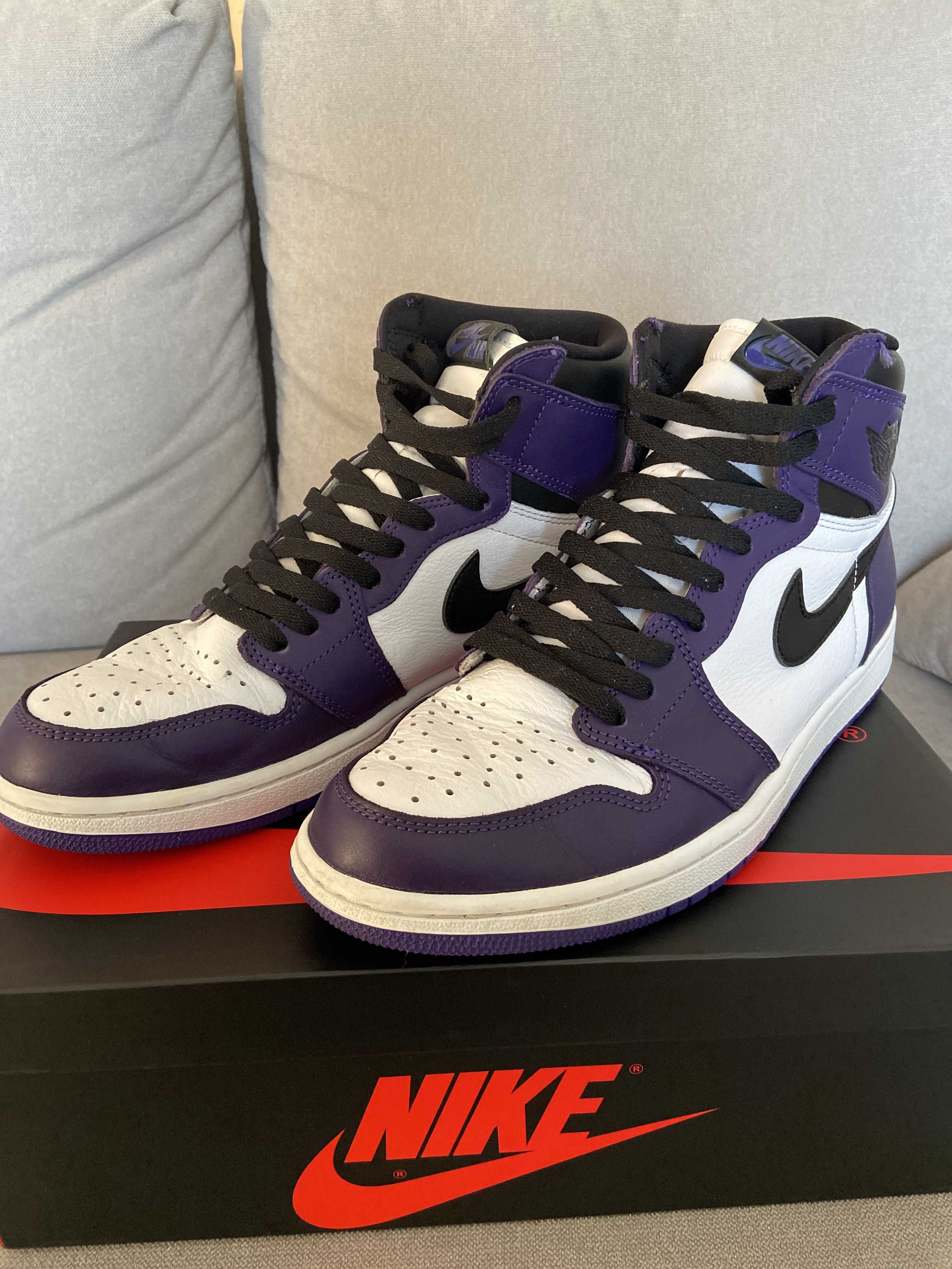 Nike Air Jordan 1 Retro High OG "Court Purple White/Black" (2020)