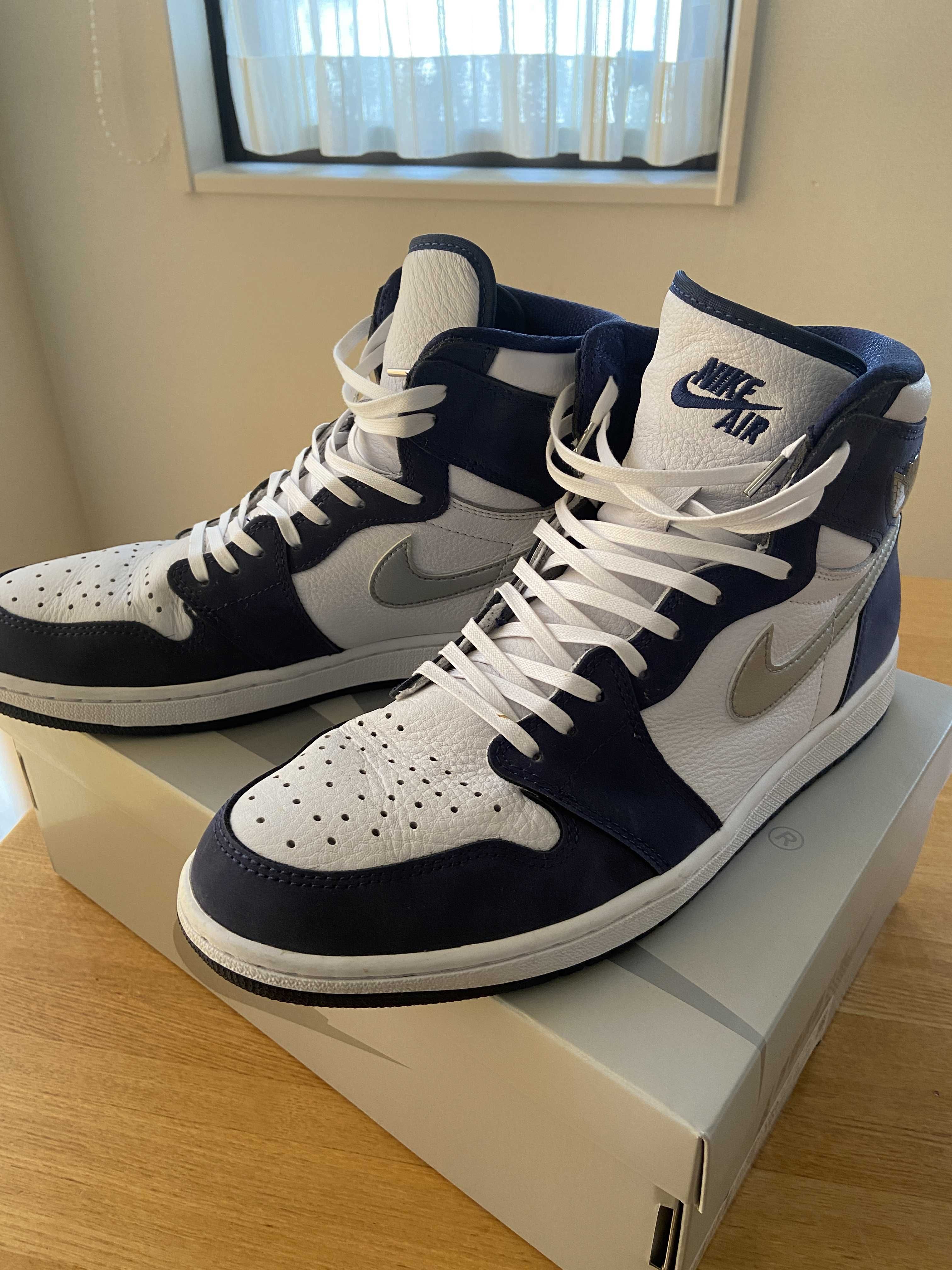 Nike Air Jordan 1 High OG CO.JP "White/Midnight Navy" (2020)(ブリーフケースなし)