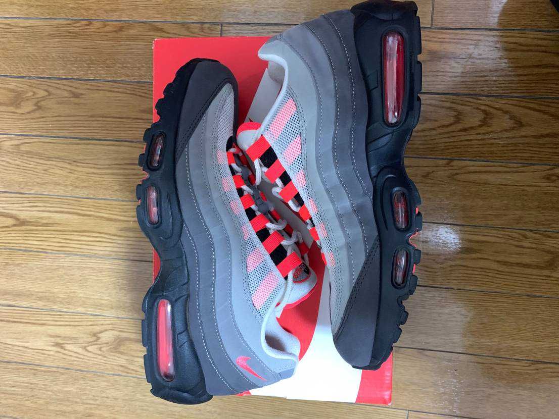 AIRMAX95 ソーラーレッド 27.5cm（新品 NIKE AIR MAX 95 609048