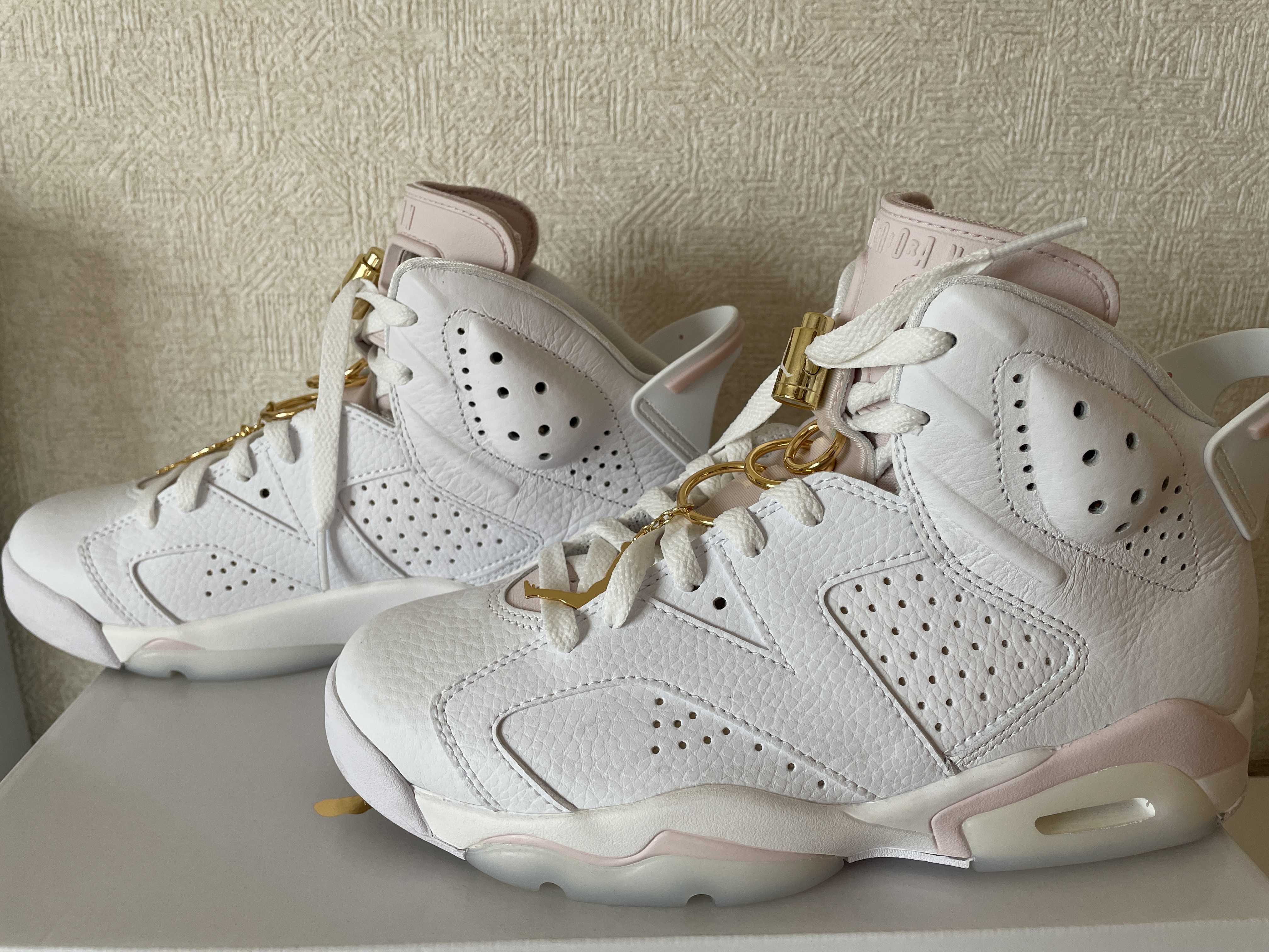 Nike Women's Air Jordan 6 "Gold Hoops"