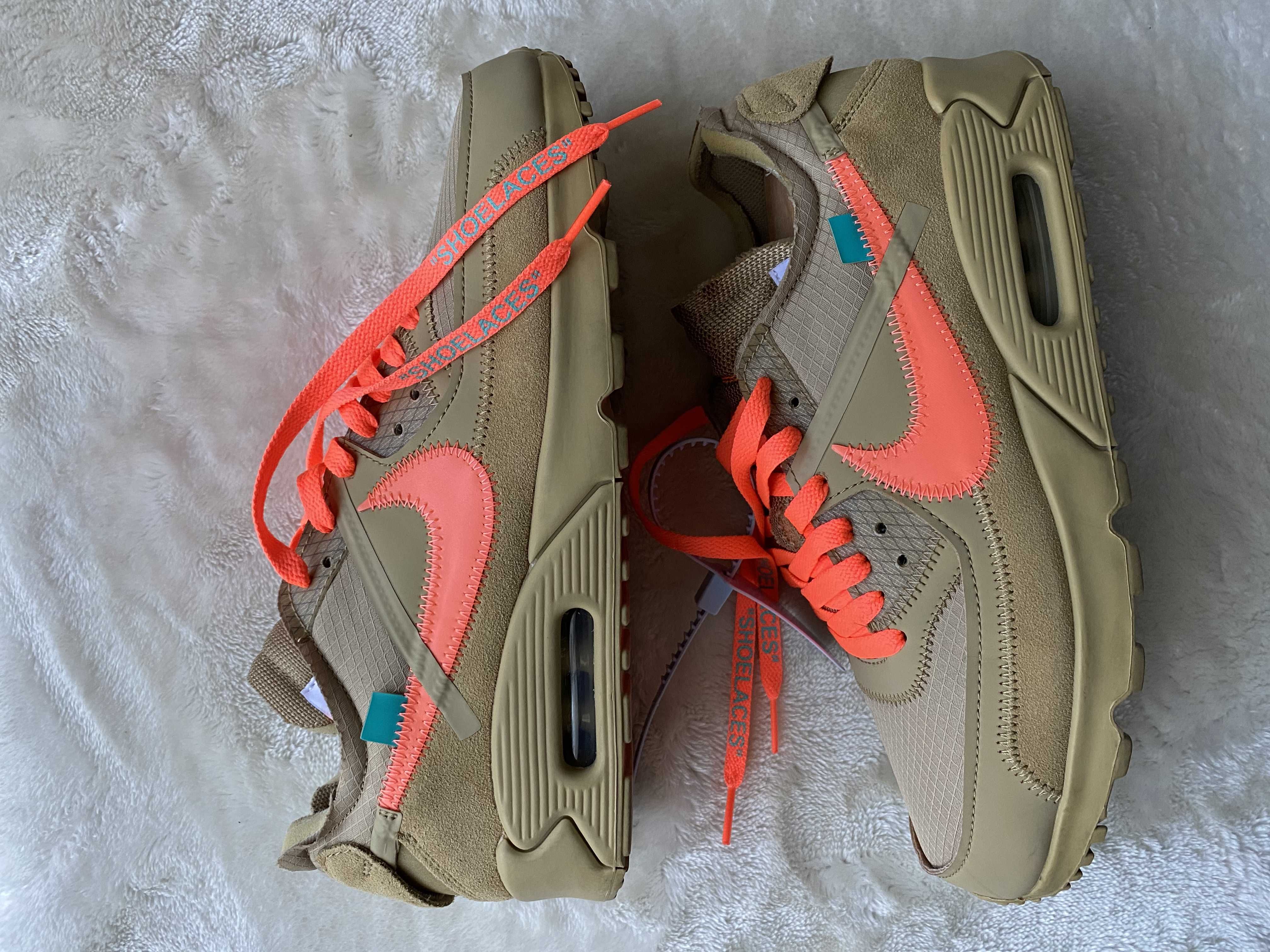 Off-White × Nike Air Max 90 "Desert Ore"