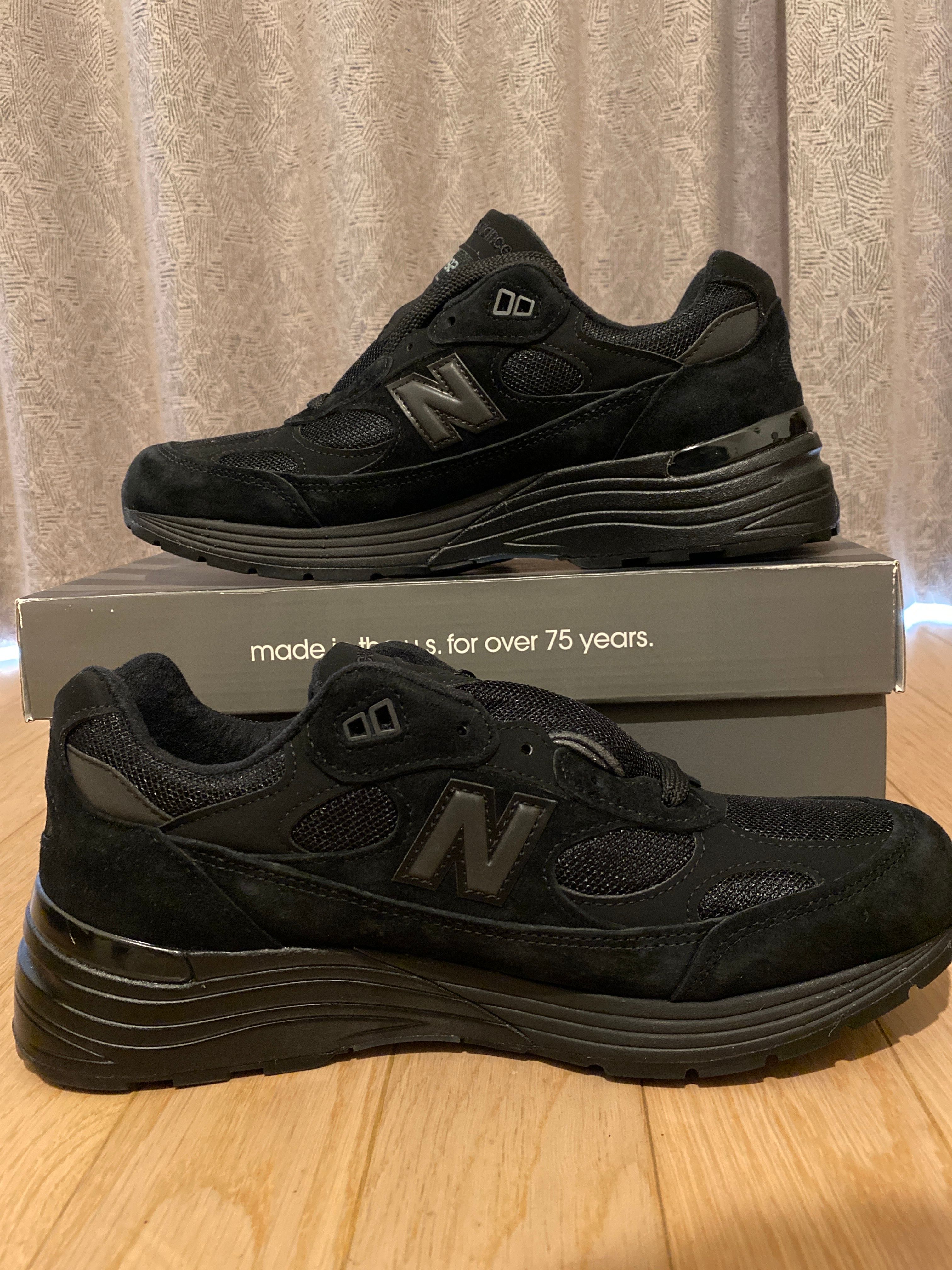 New Balance 992 "Triple Black"
