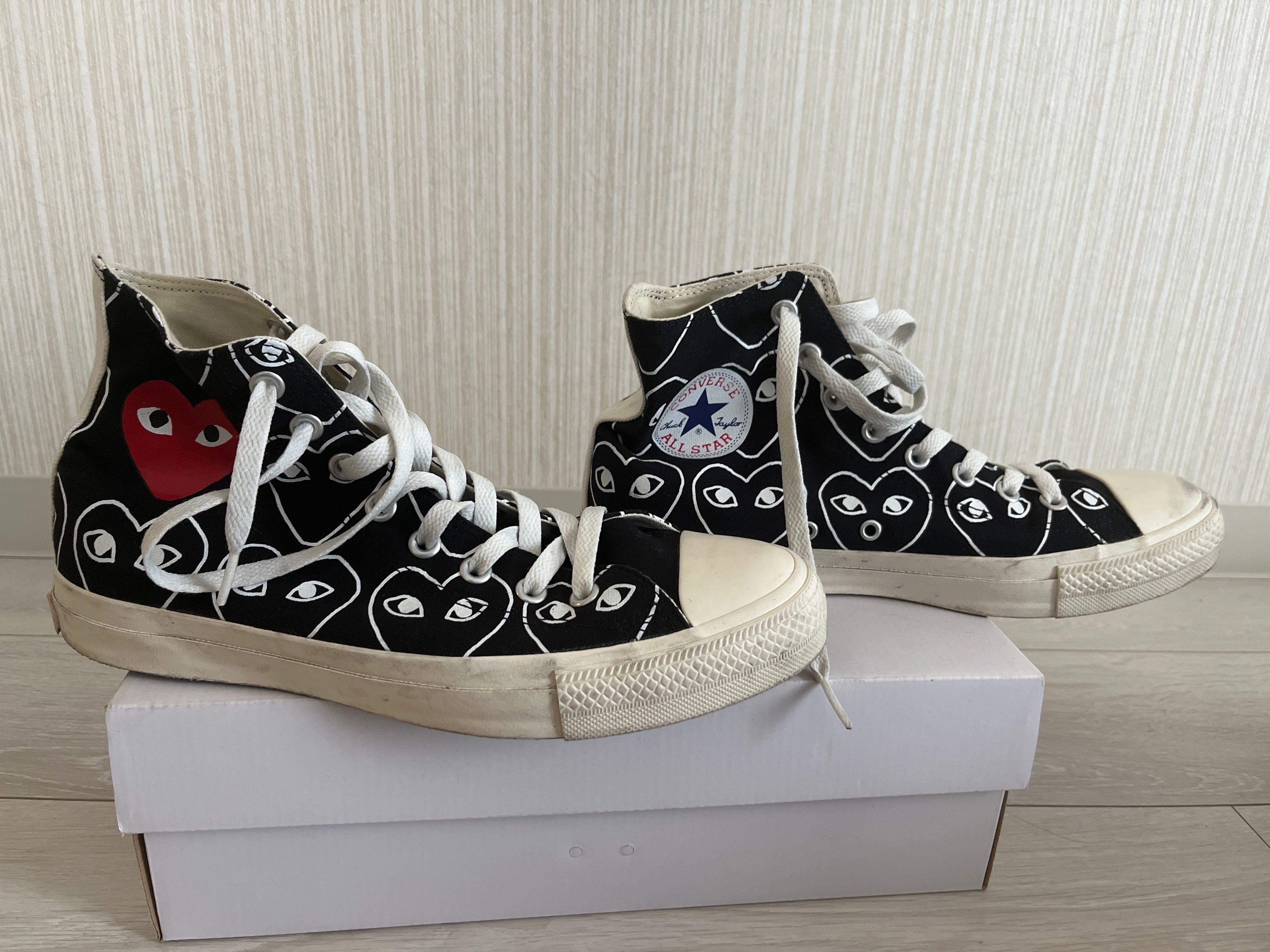 PLAY COMME des GARCONS × Converse Chuck Taylor Hi "Black"