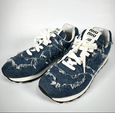 Miu Miu × New Balance Women's 574 Denim "Blue"