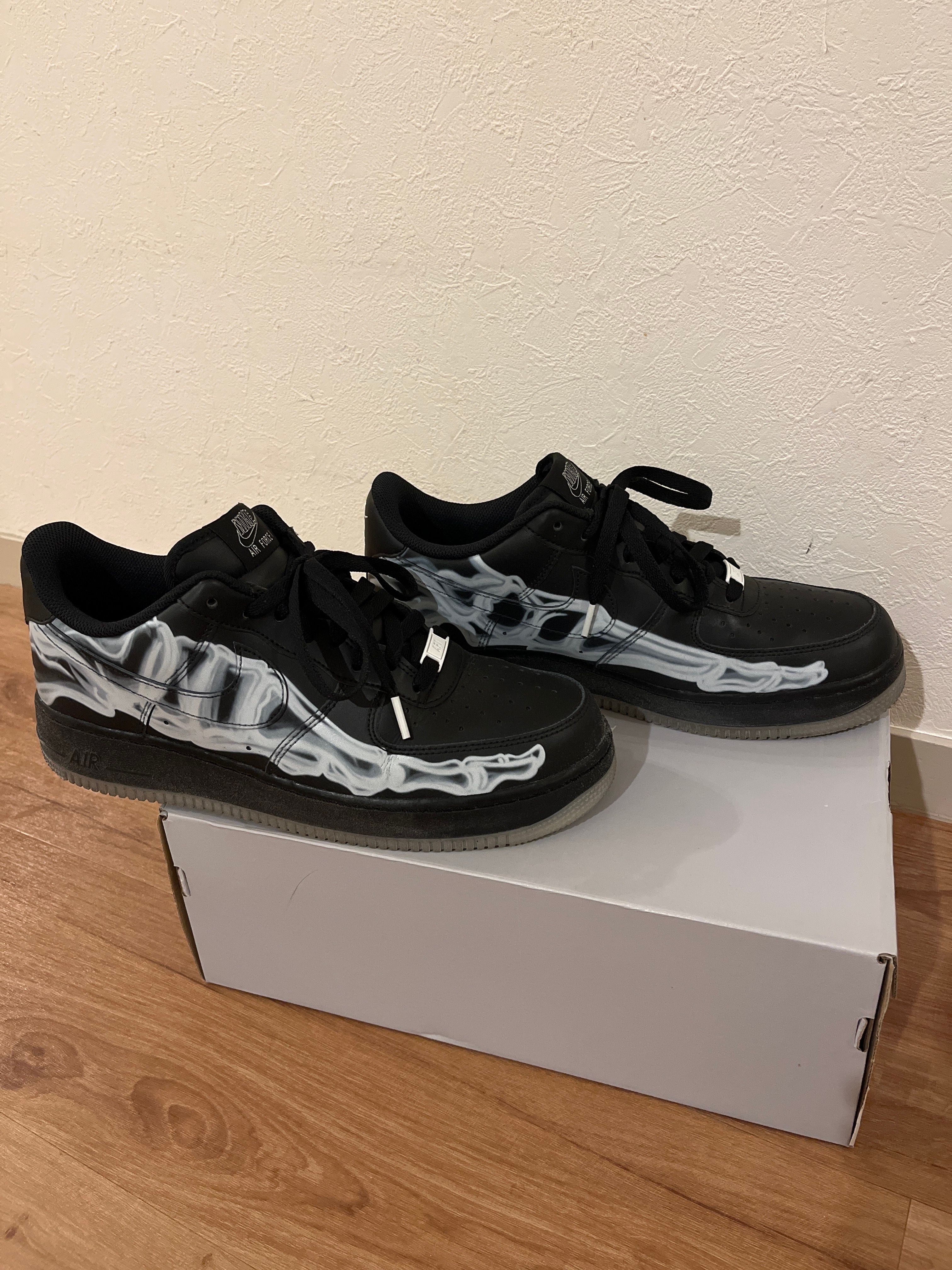 Nike Air Force 1 Low "Black Skeleton"