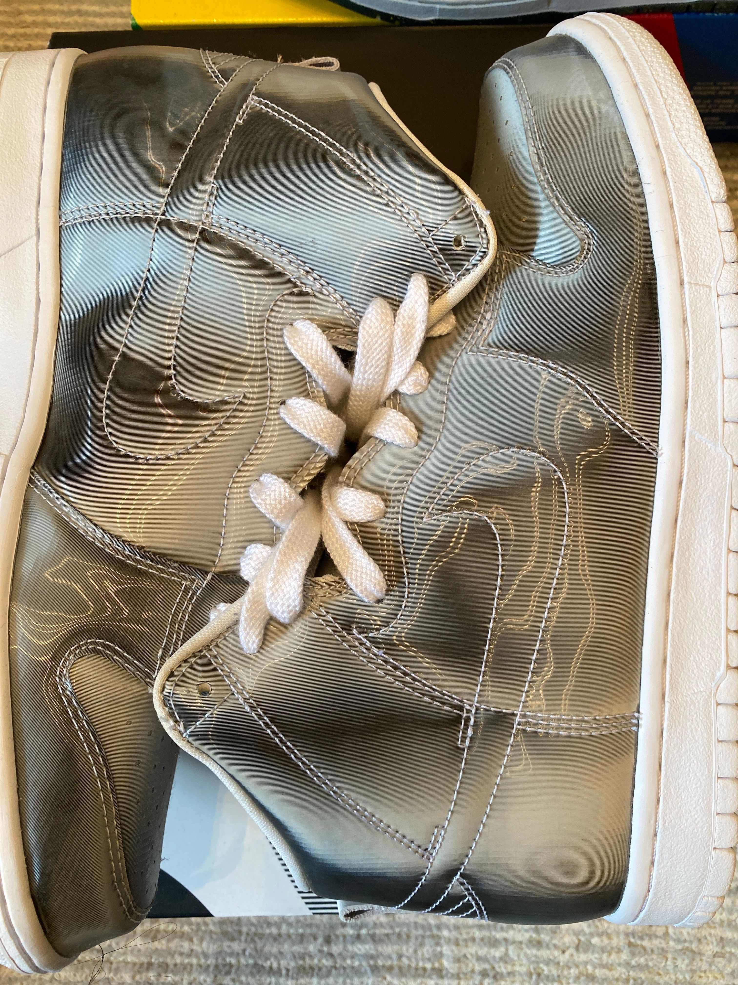 CLOT × Nike Dunk High "Silver/Flux"