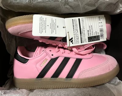Inter Miami CF × adidas Samba Messi "Light Pink/Core Black/Gum"