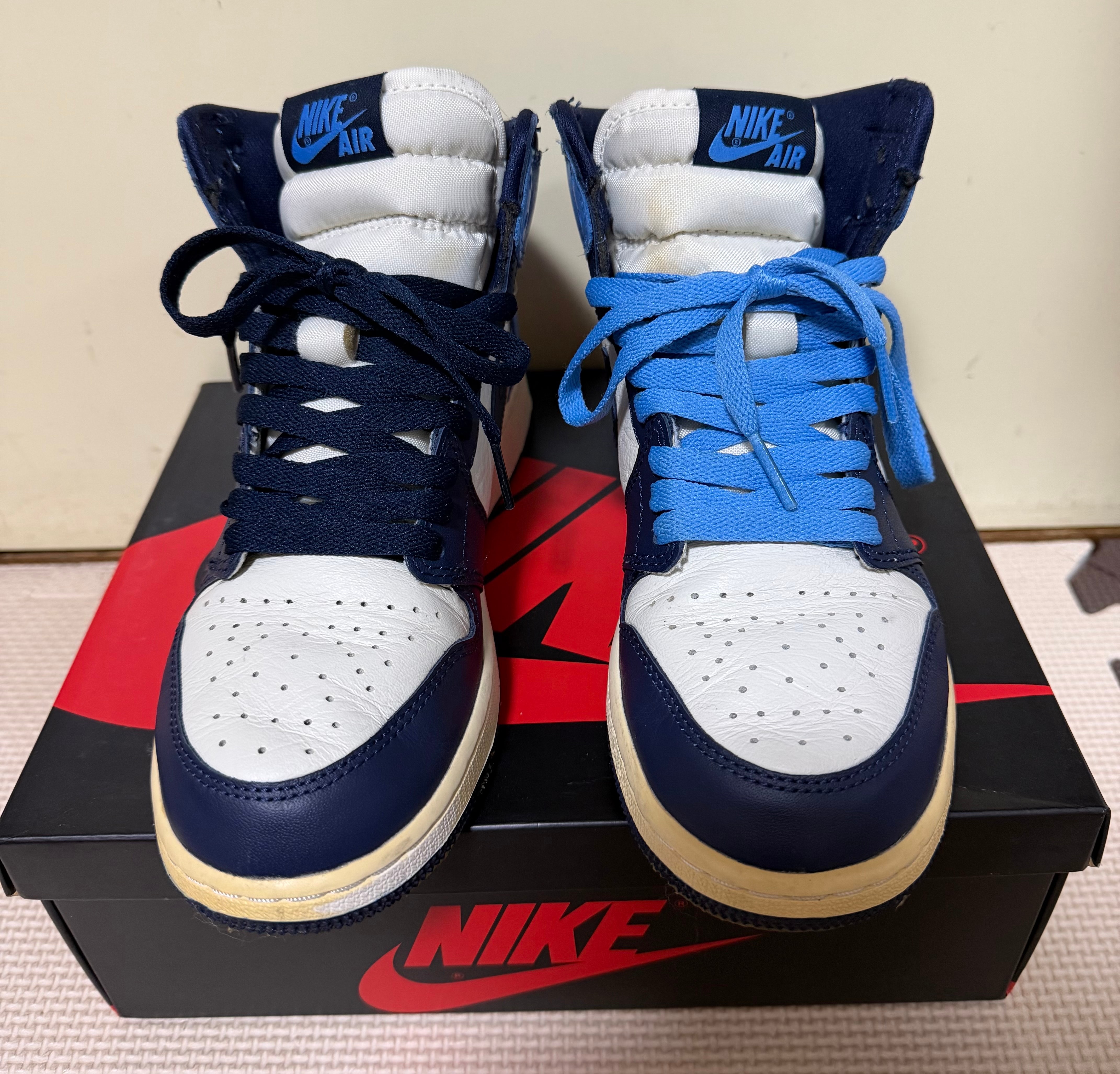 Nike GS Air Jordan 1 Retro High "Obsidian/University Blue"