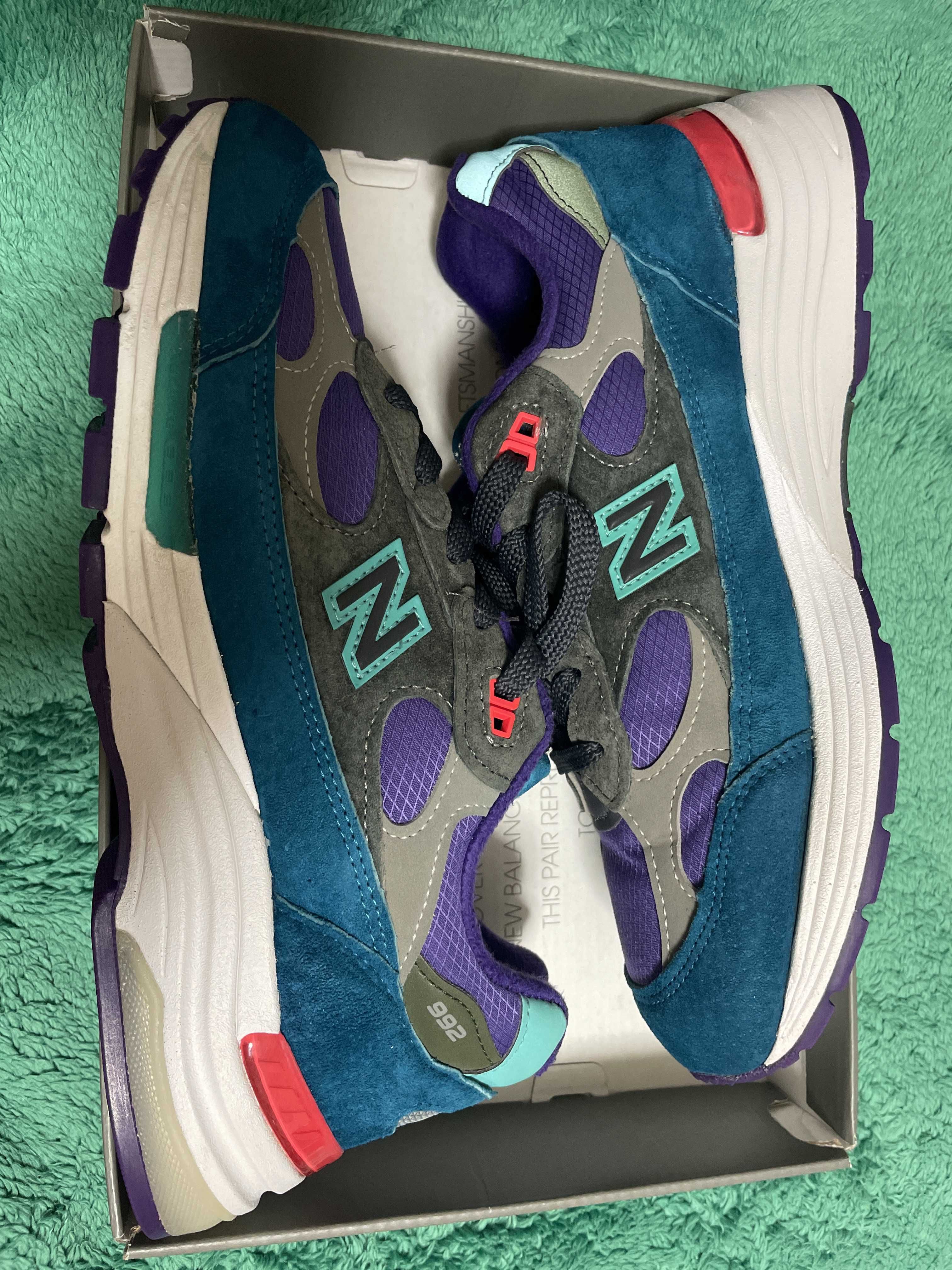 New Balance 992 "Turquoise/Purple/White"