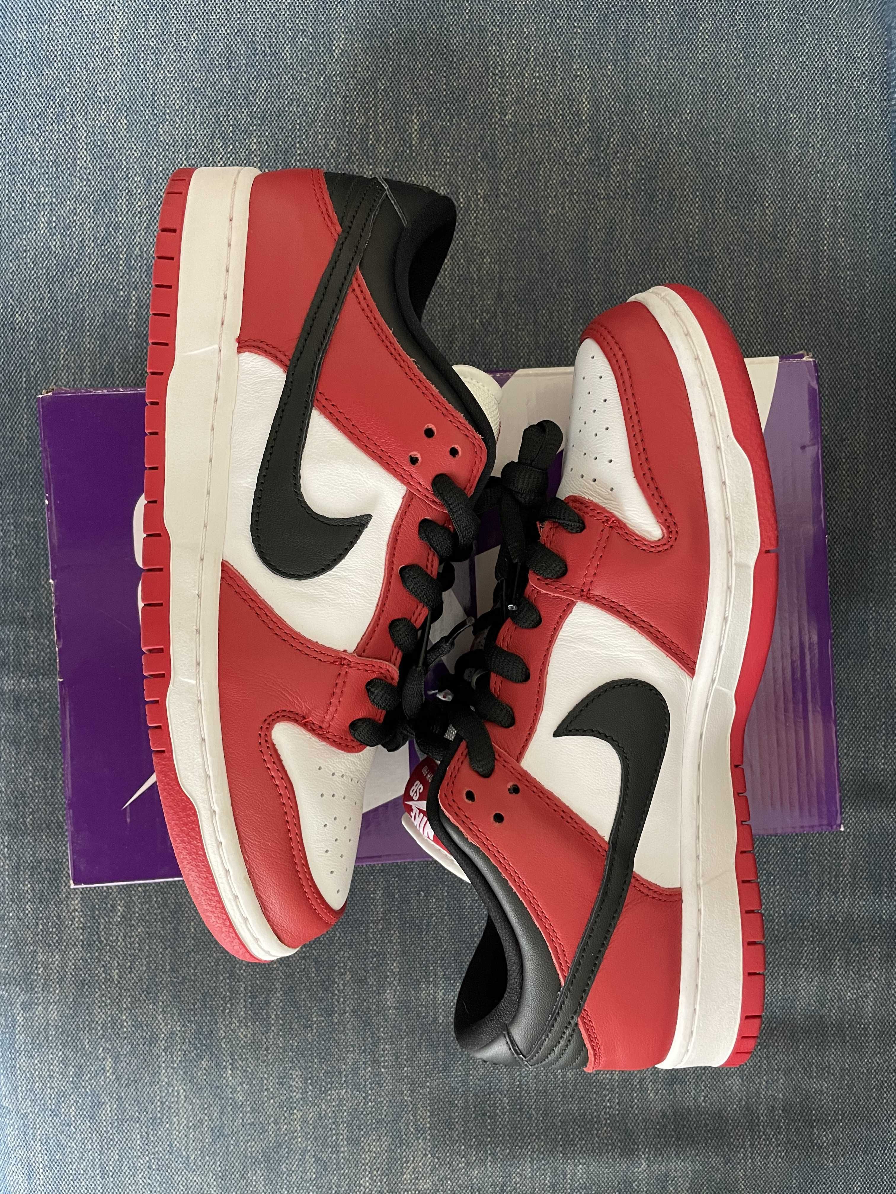 Nike SB Dunk Low Pro "J-Pack Chicago/Varsity Red and White"