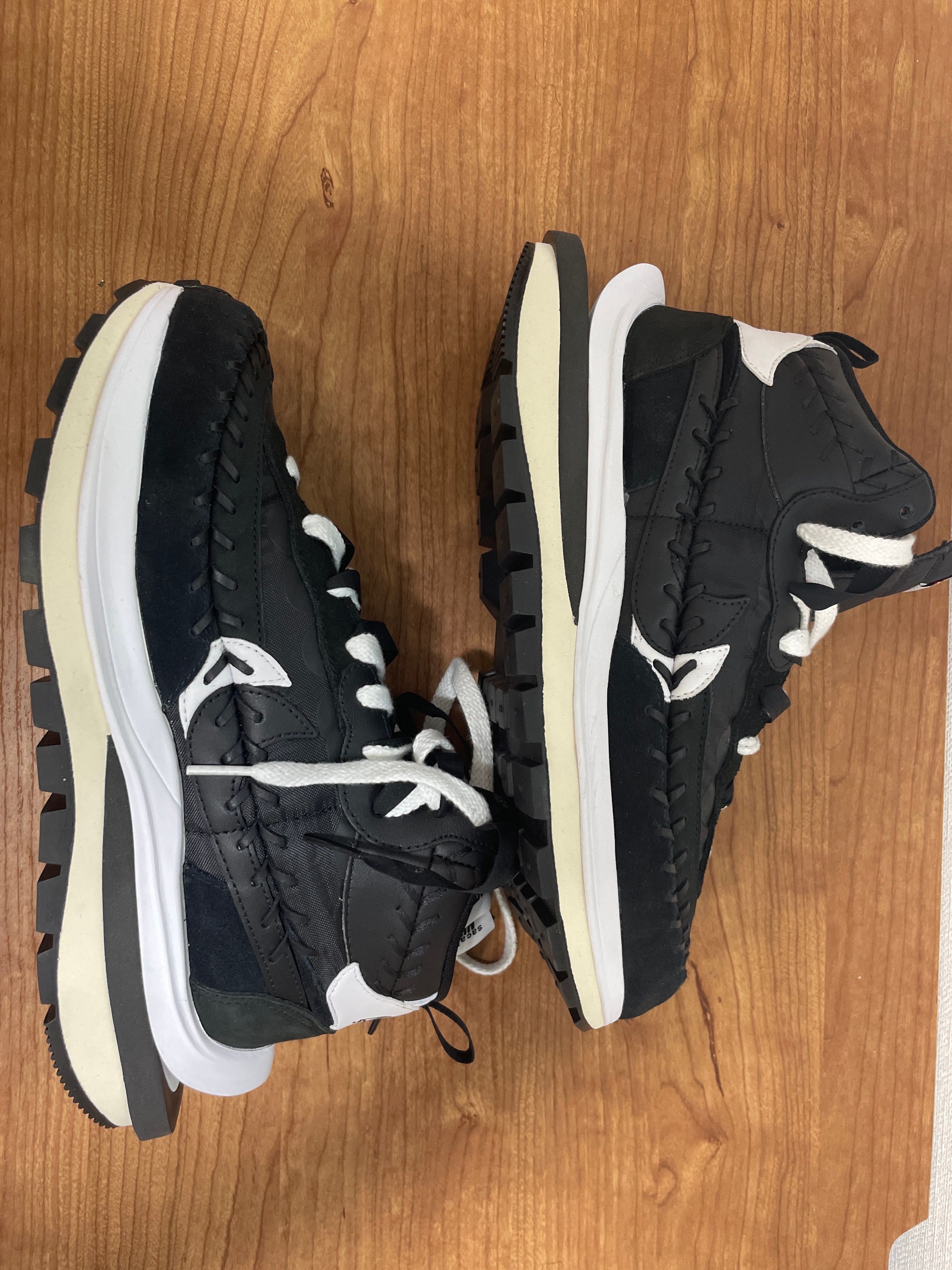 Jean-Paul Gaultier × sacai × Nike Vapor Waffle "Black/Black-White"