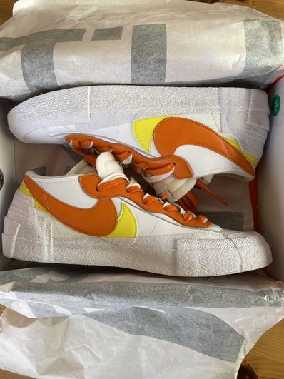 SACAI × NIKE BLAZER LOW "MAGMA ORANGE"