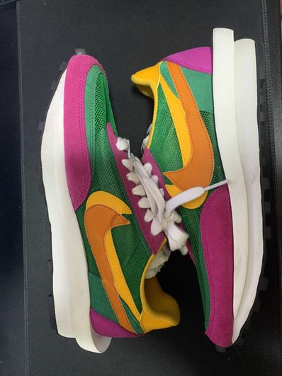 sacai × NIKE LDV WAFFLE "PINE GREEN"