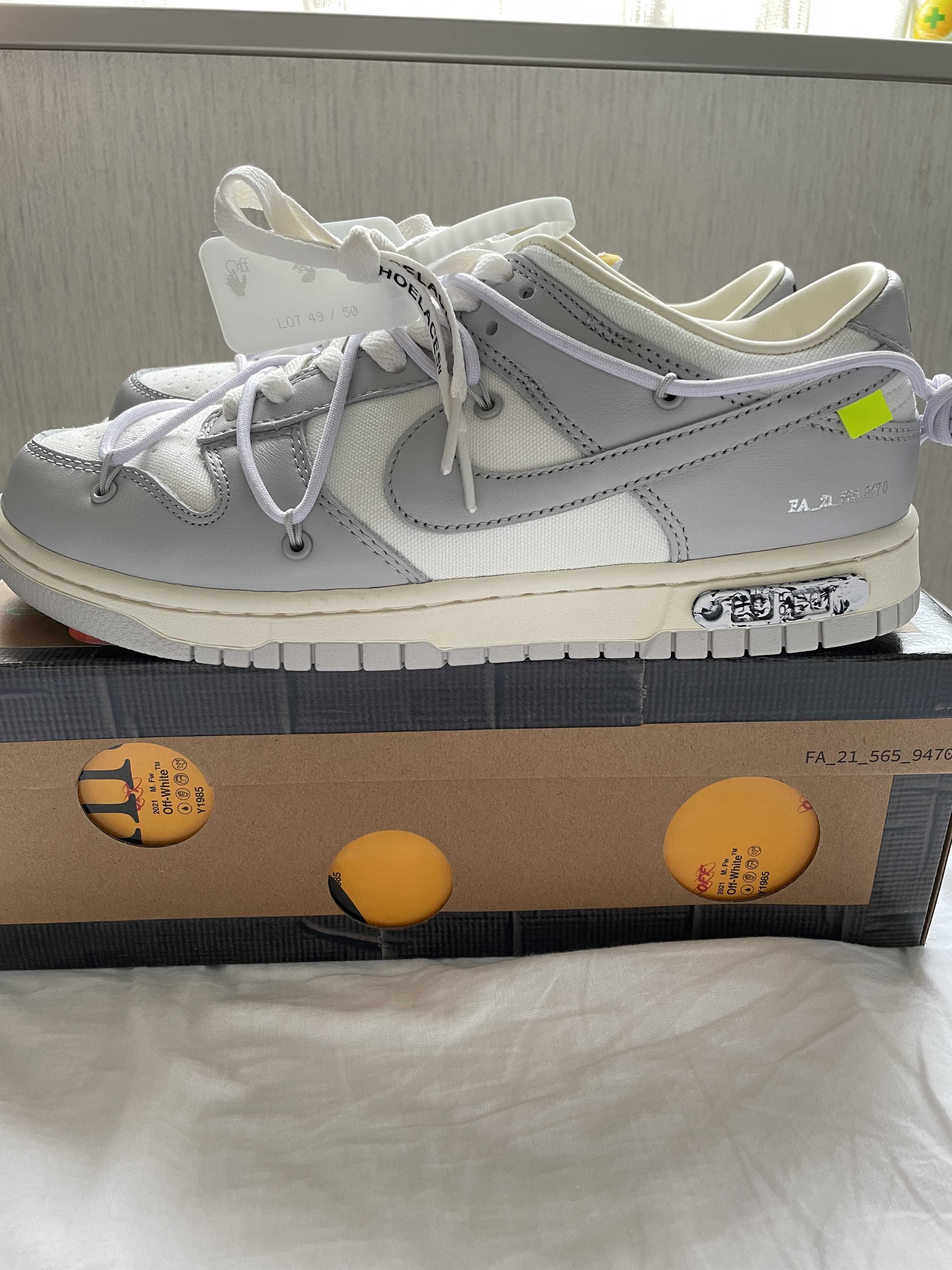 Off-White × Nike Dunk Low 1 of 50 "Lot.49"