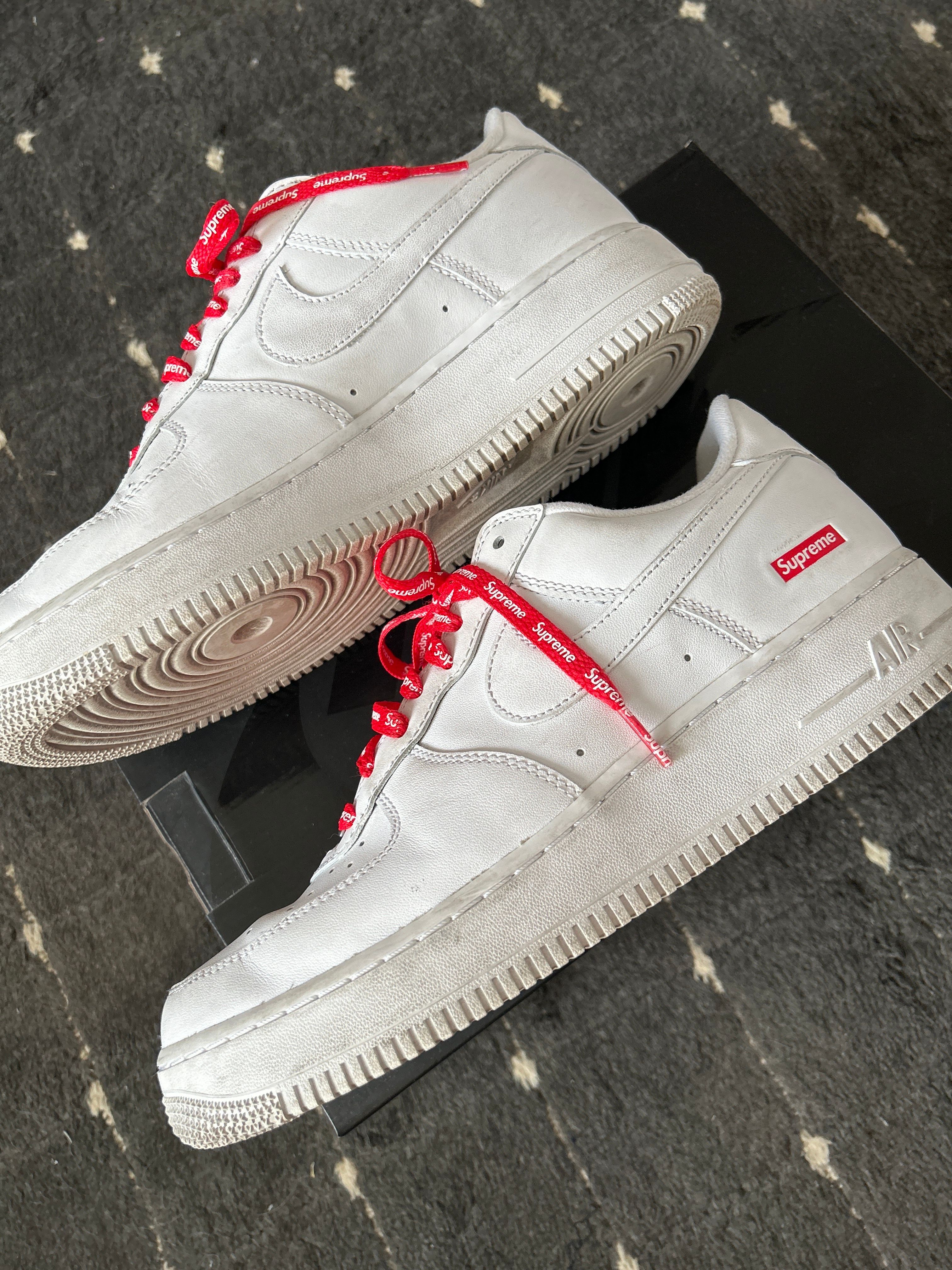 Supreme × Nike Air Force 1 Low "White"