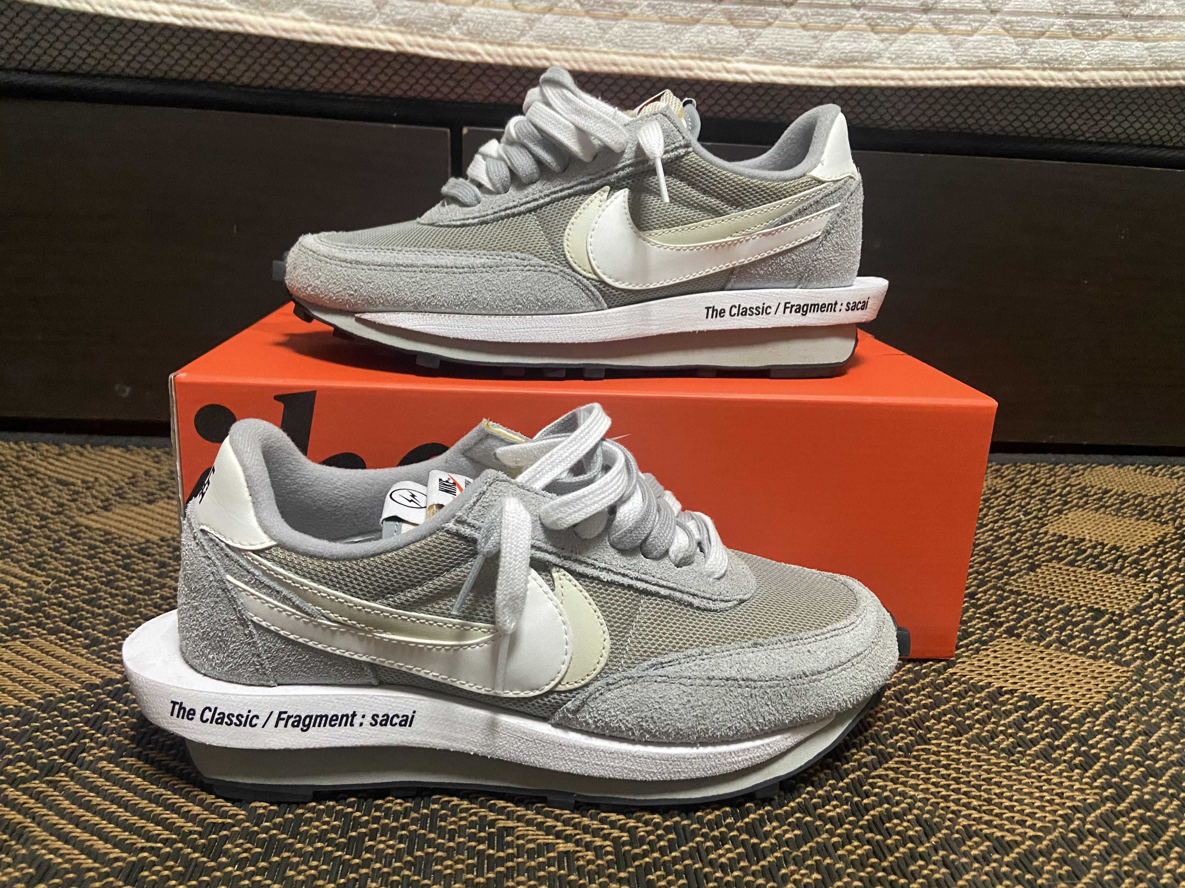 Fragment × sacai × Nike LD Waffle "Light Smoke Grey"