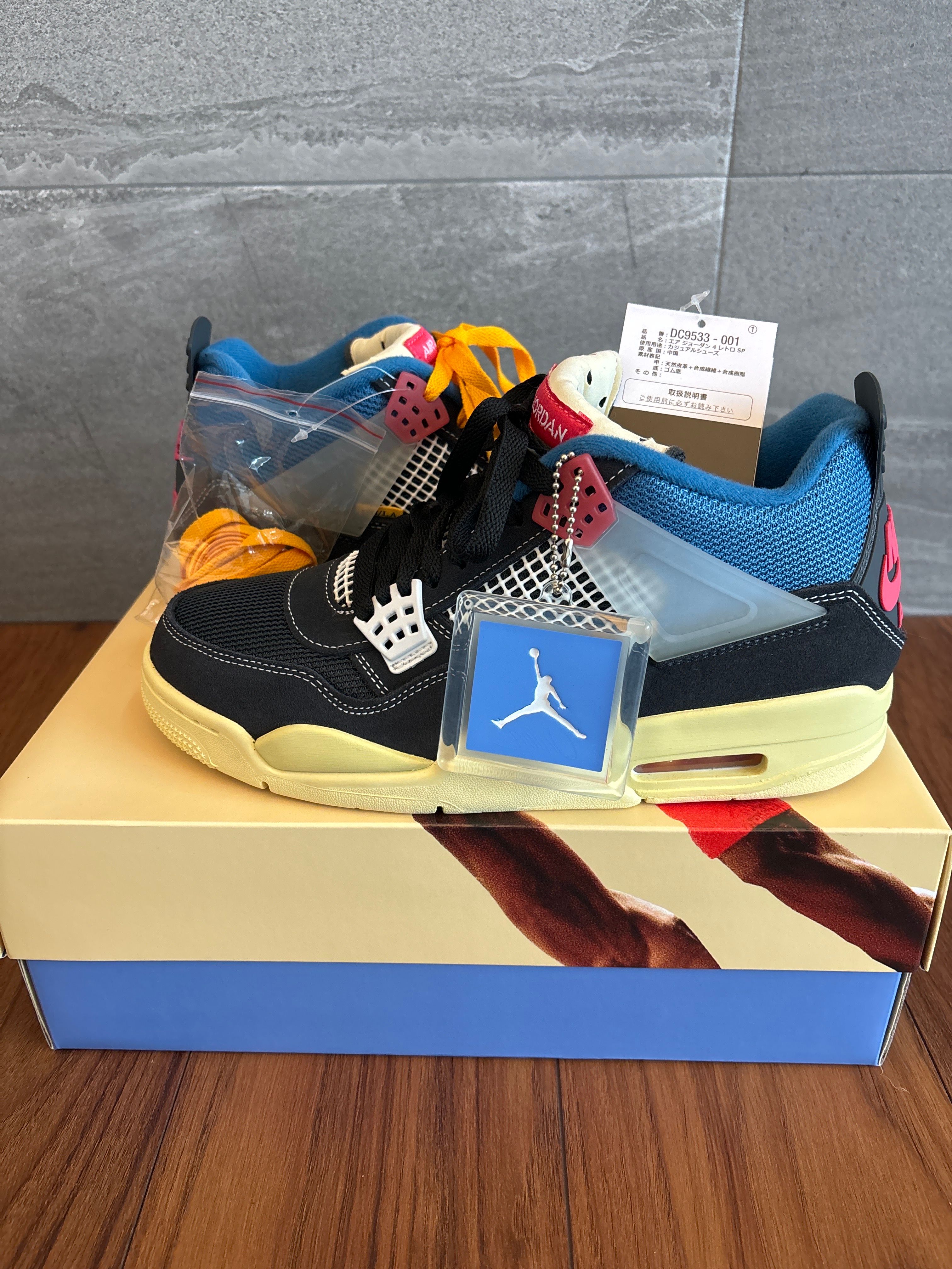UNION × Nike Air Jordan 4 "Off Noir"