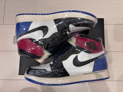 fragment design × UNION × Nike Air Jordan 1 High OG "Black/Varsity Red"