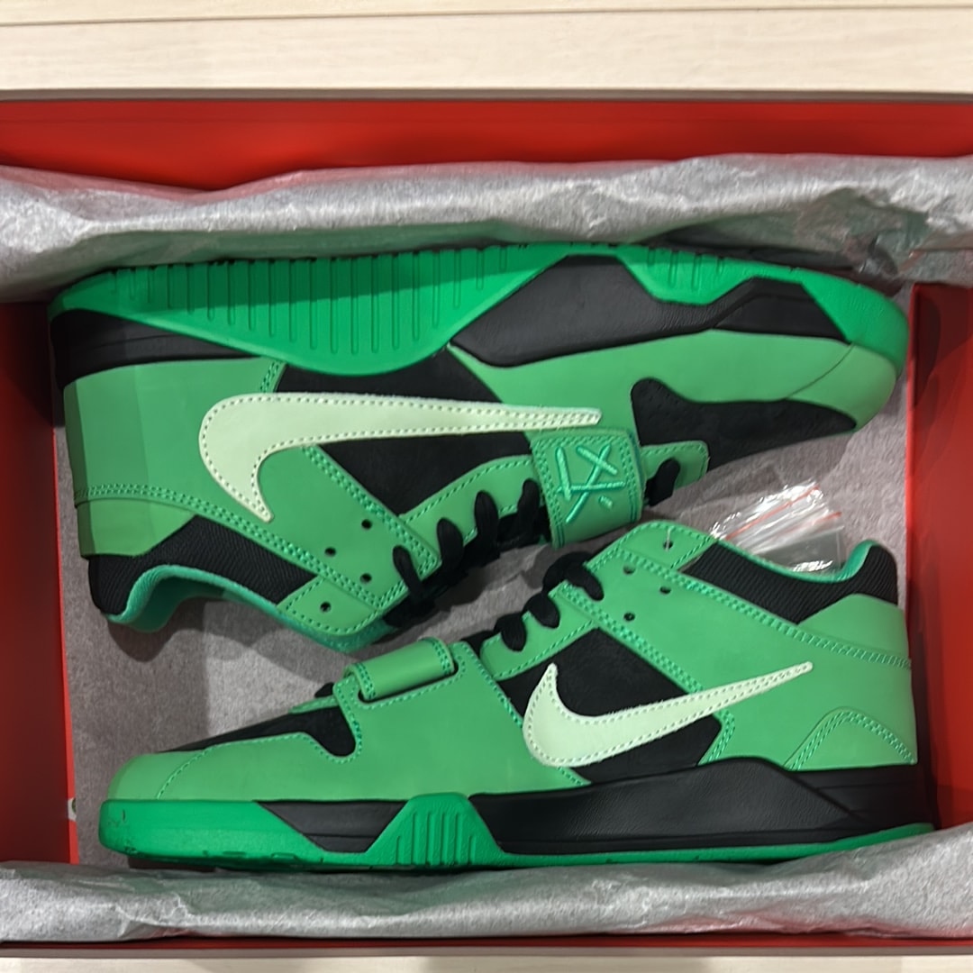 Travis Scott × Nike Jordan Jumpman Jack CJ1 T-Rexx "Green Spark"