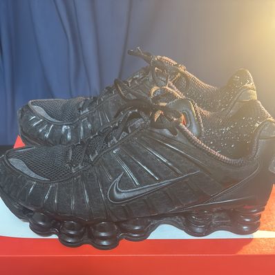 Nike Shox TL "Black/Metallic Hematite/Max Orange/Black"