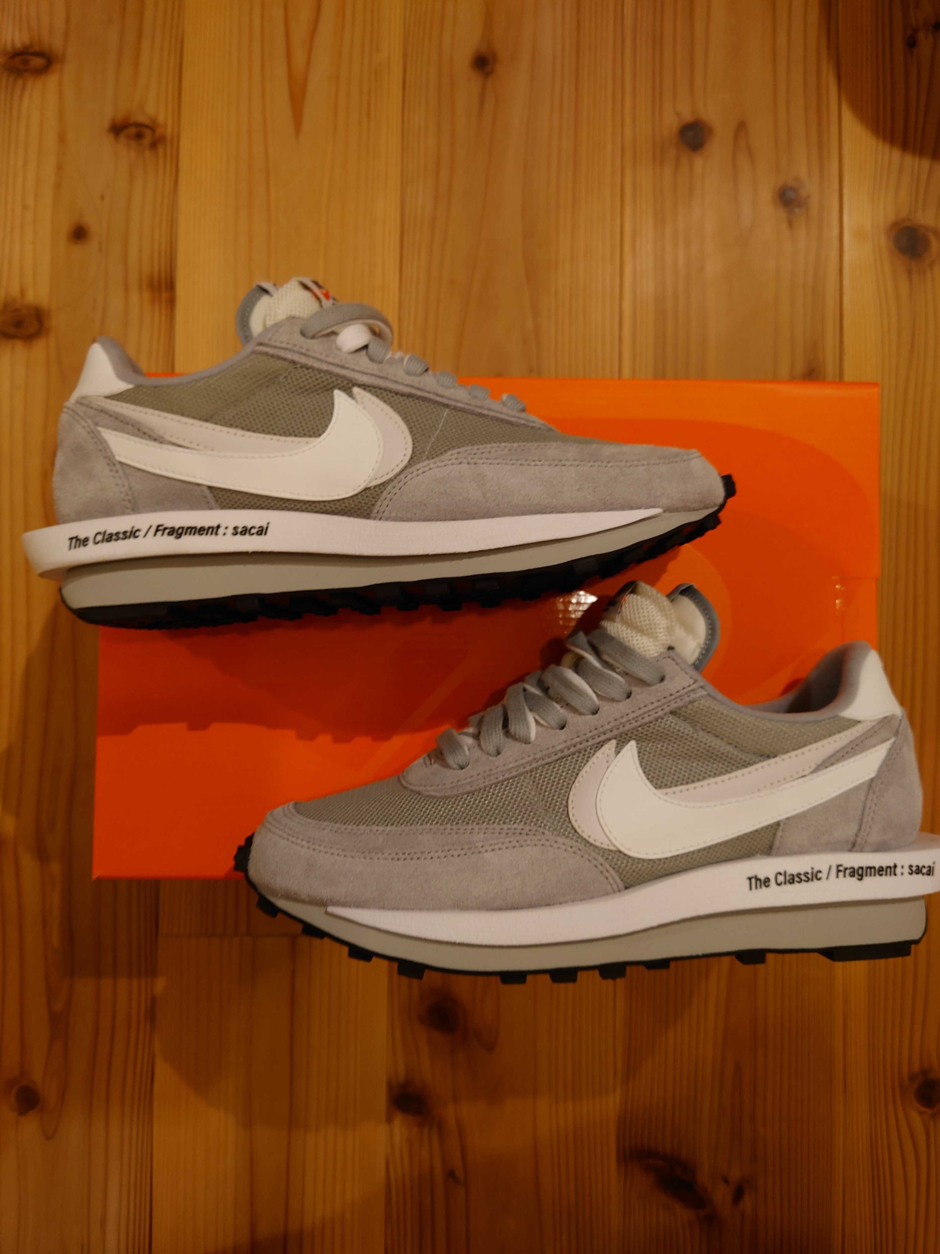 Fragment × sacai × Nike LD Waffle "Light Smoke Grey"